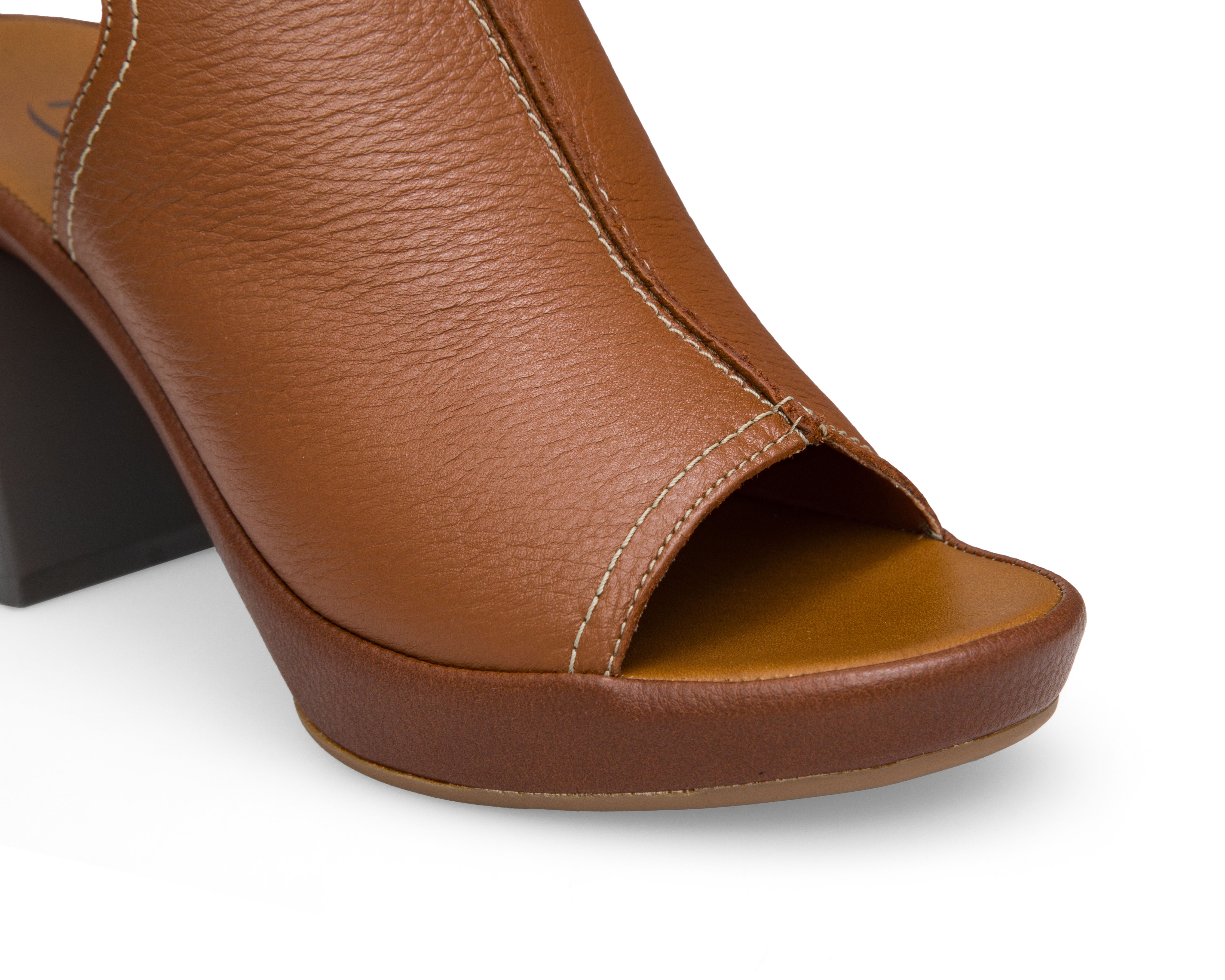 Foto 6 | Foto 6 | Sandalias de Tacón Flexi de Piel para Mujer