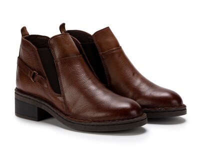 Foto 1 | Foto 1 | Botas Confort Lobo Solo de Piel para Mujer