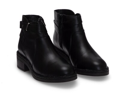 Foto 1 | Foto 1 | Botas Confort Lobo Solo de Piel para Mujer
