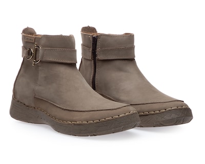 Foto 1 | Foto 1 | Botas Confort Lobo Solo de Piel para Mujer