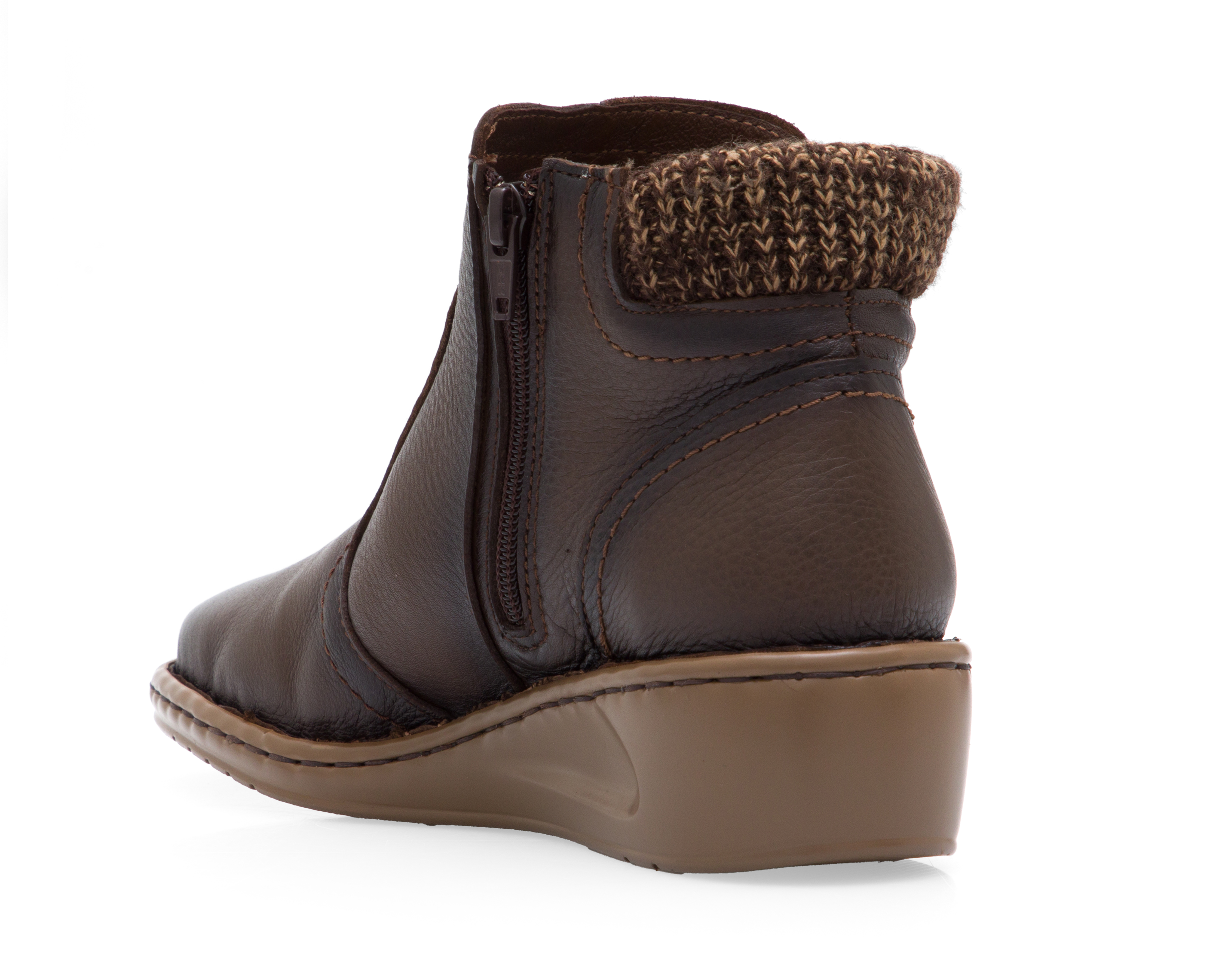 Foto 4 pulgar | Foto 3 | Botines Confort Lobo Solo de Piel para Mujer