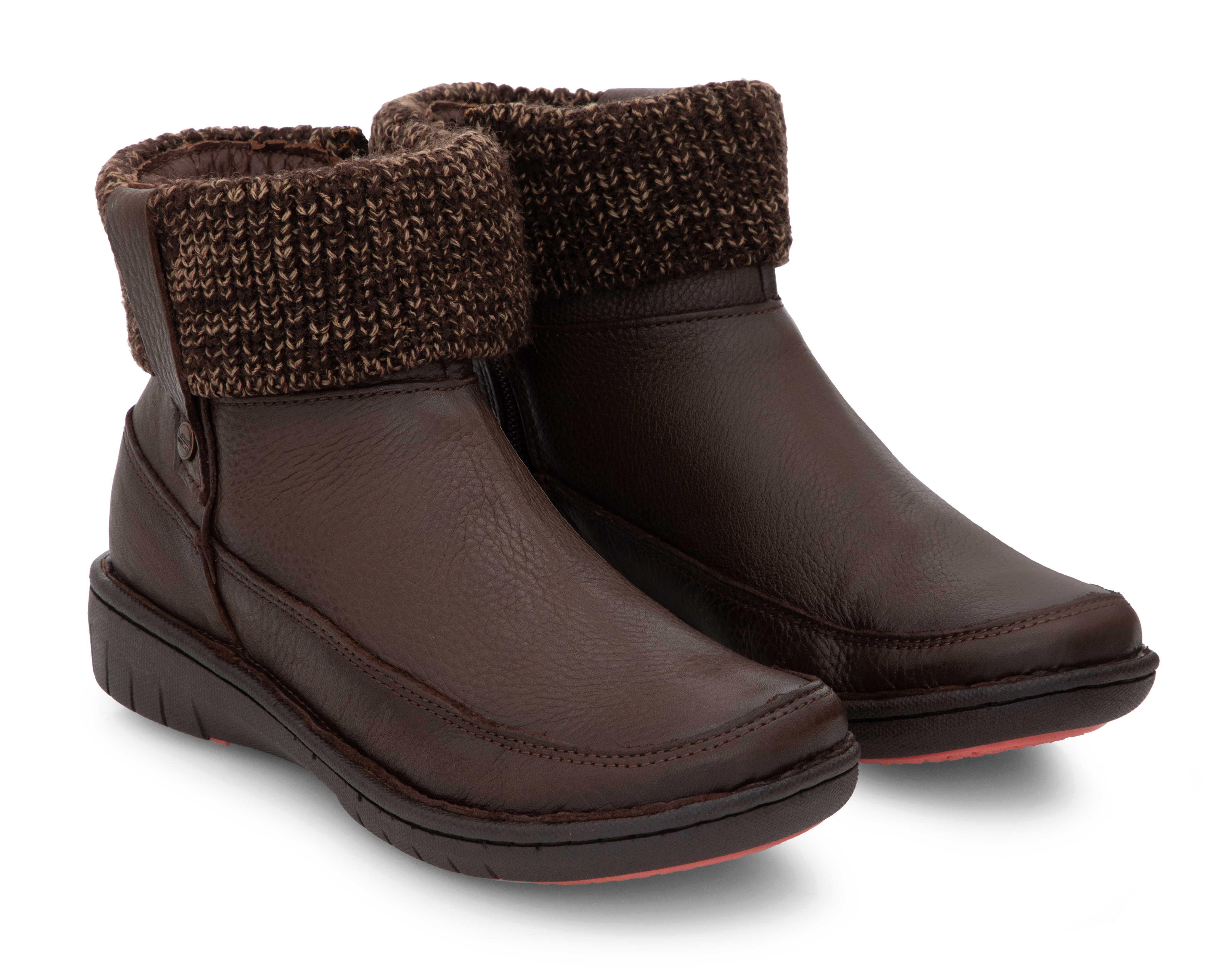 Botines Confort Lobo Solo de Piel para Mujer