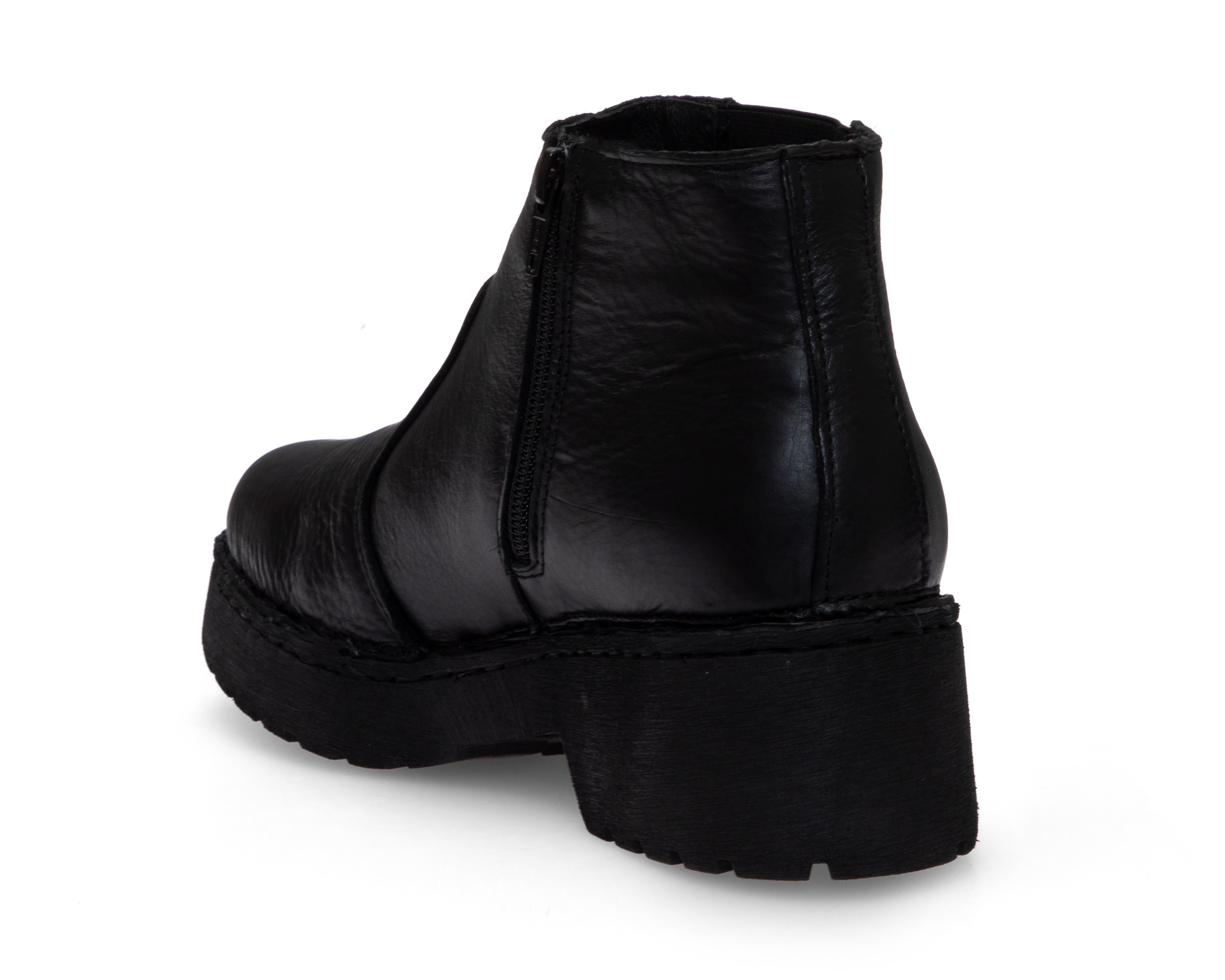 Foto 4 pulgar | Foto 3 | Botines Confort Lobo Solo de Piel para Mujer