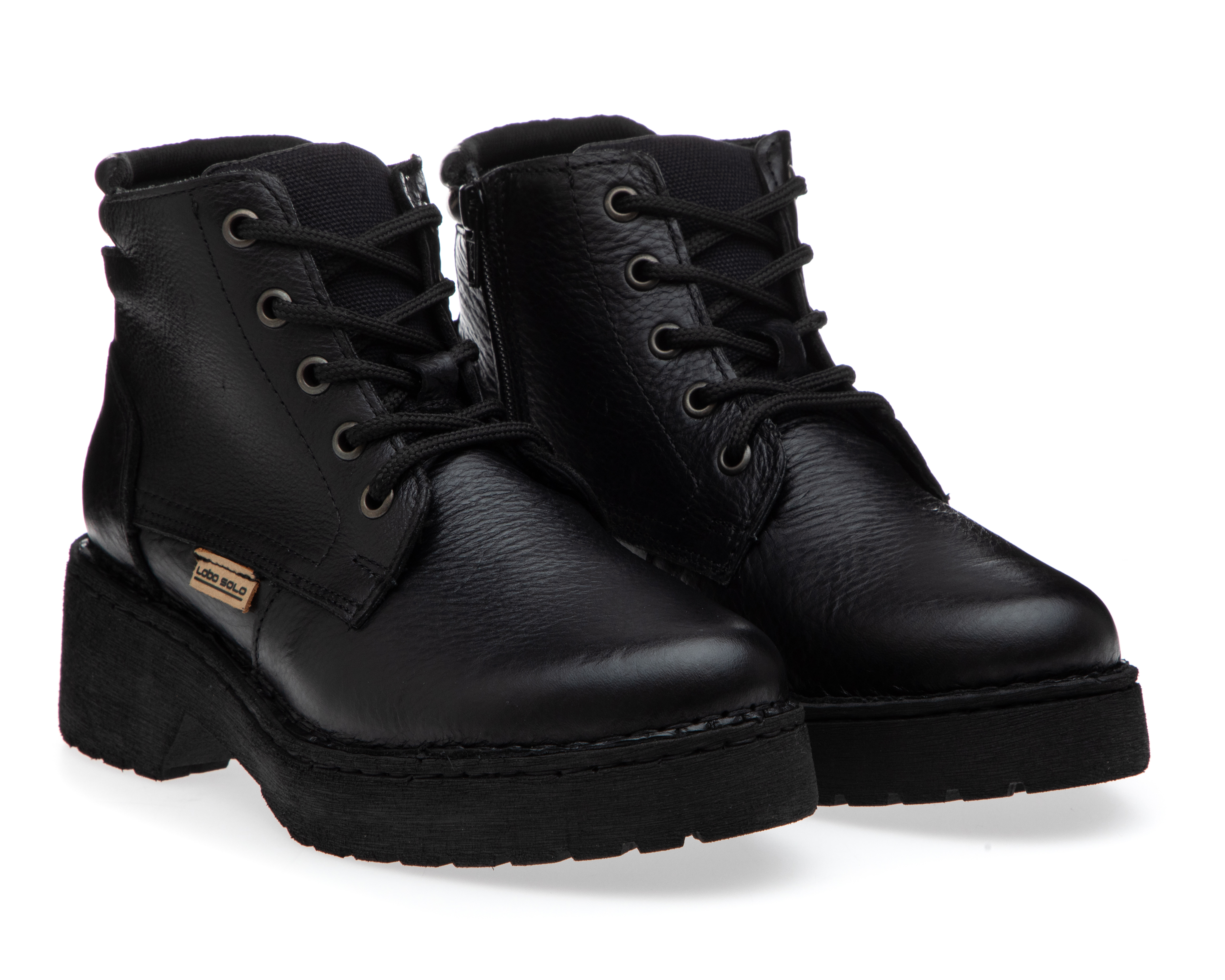 Botas Confort Lobo Solo de Piel para Mujer