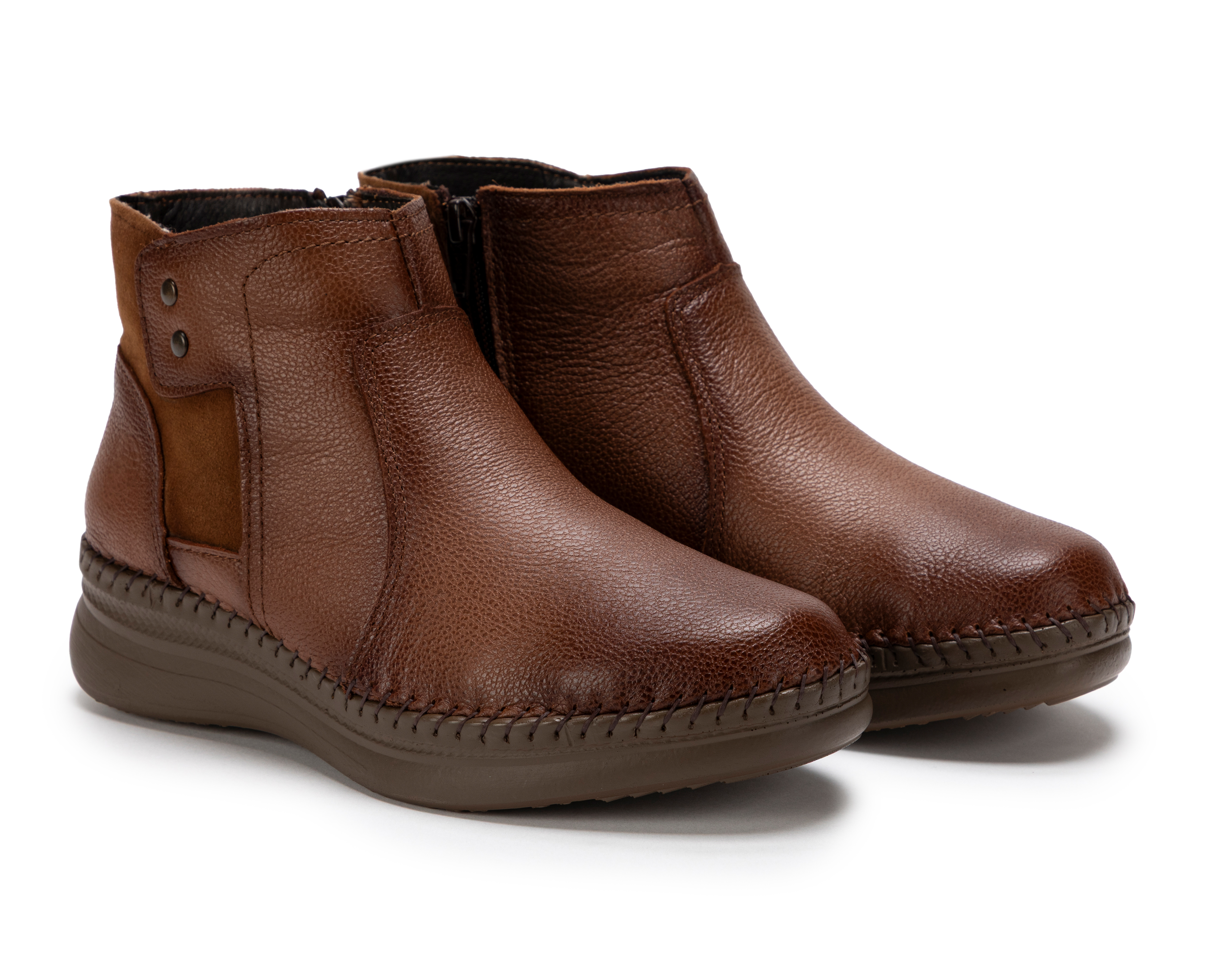 Botas Confort Lobo Solo de Piel para Mujer