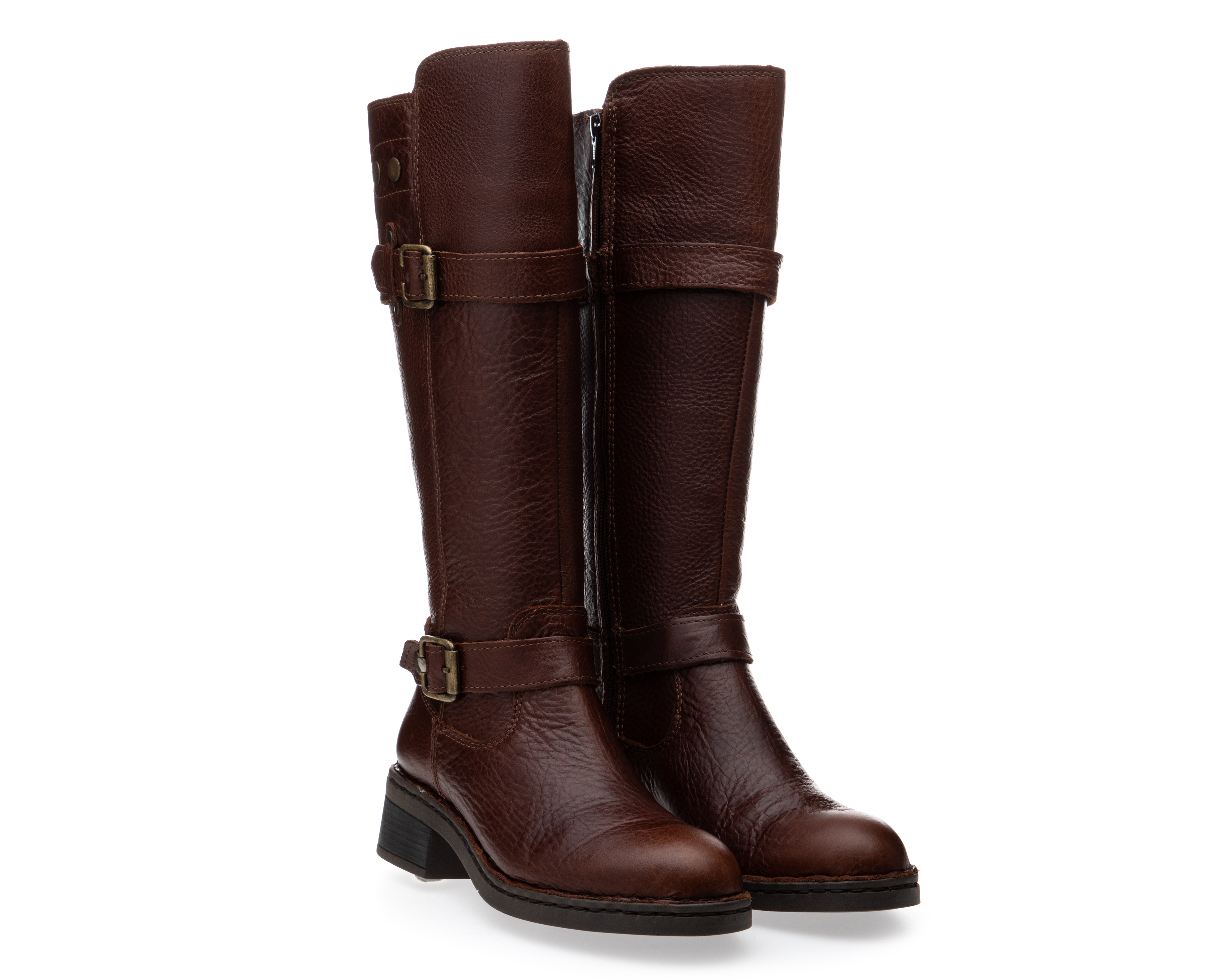 Botas Casuales Lobo Solo de Piel para Mujer