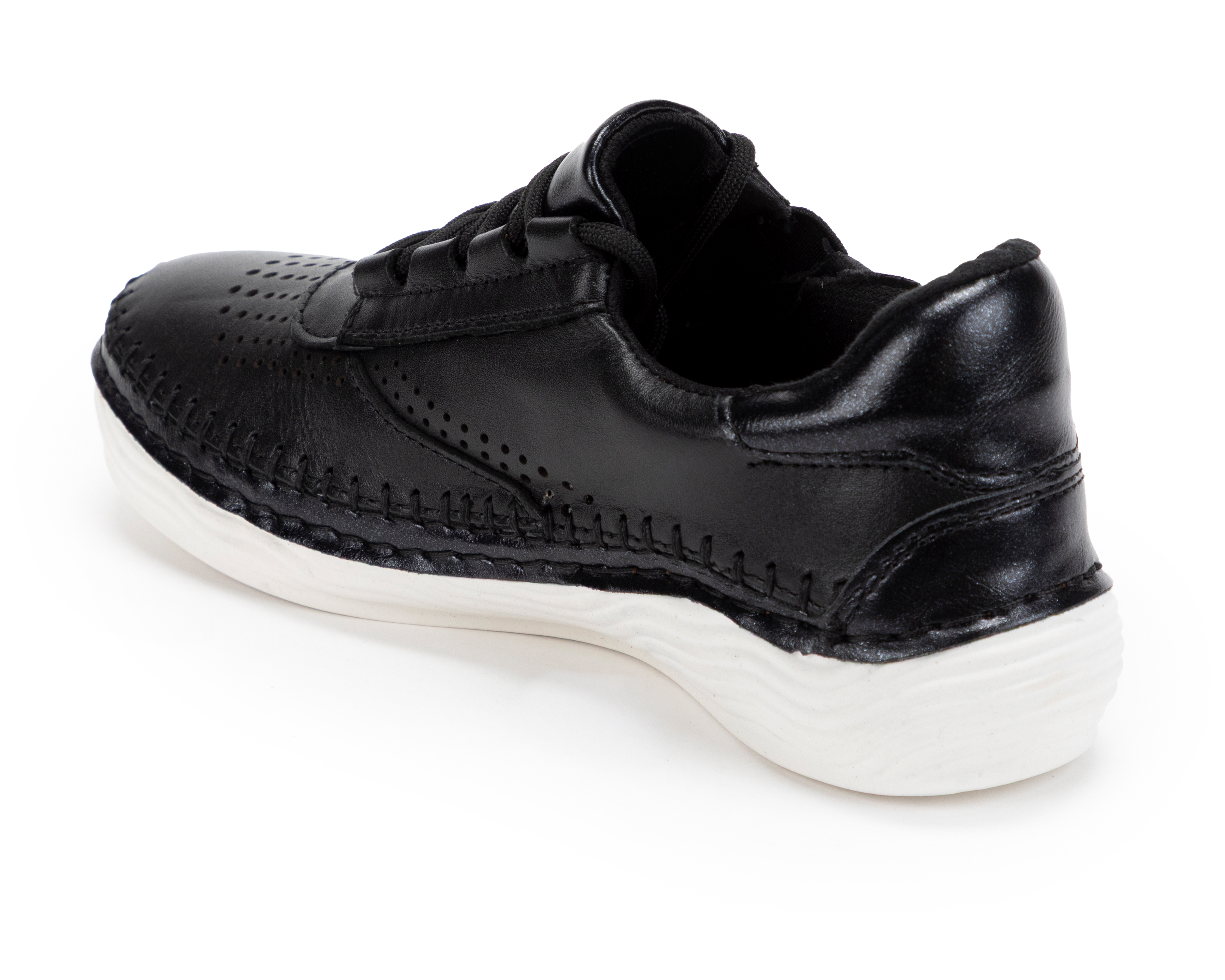 Foto 4 pulgar | Foto 3 | Tenis Confort Lobo Solo de Piel para Mujer