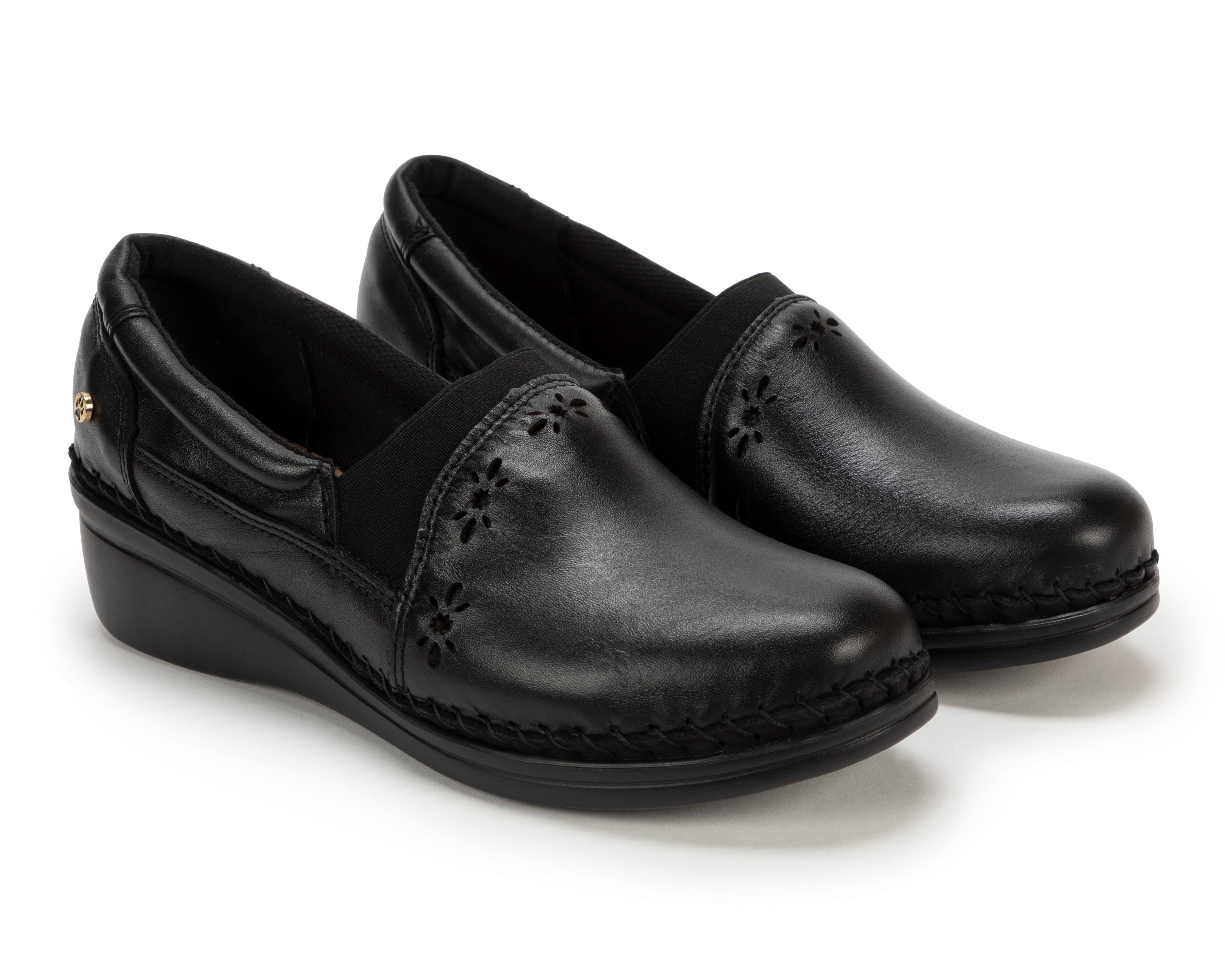 Zapatos Confort Lobo Solo de Piel para Mujer