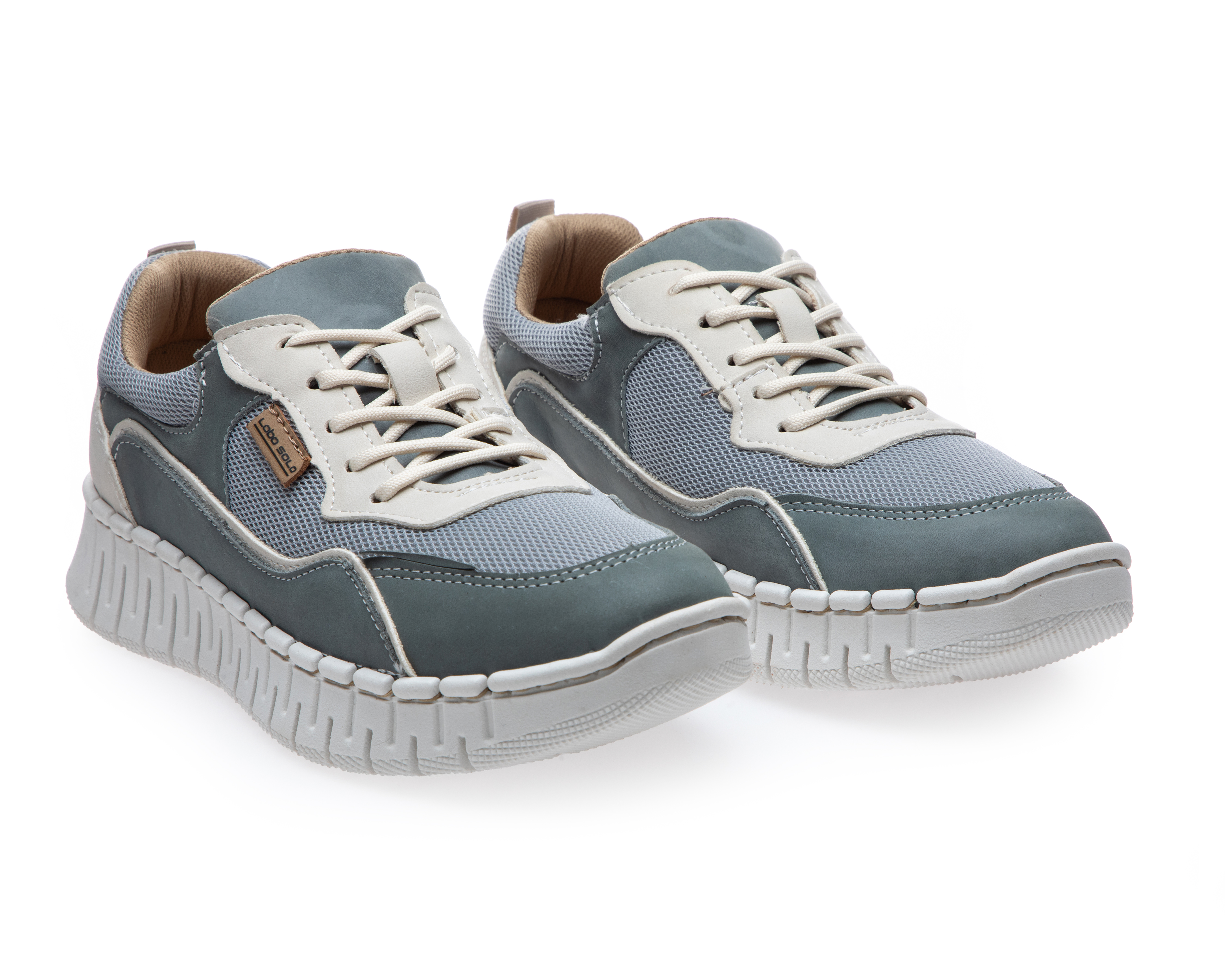 Tenis Confort Lobo Solo de Piel para Mujer
