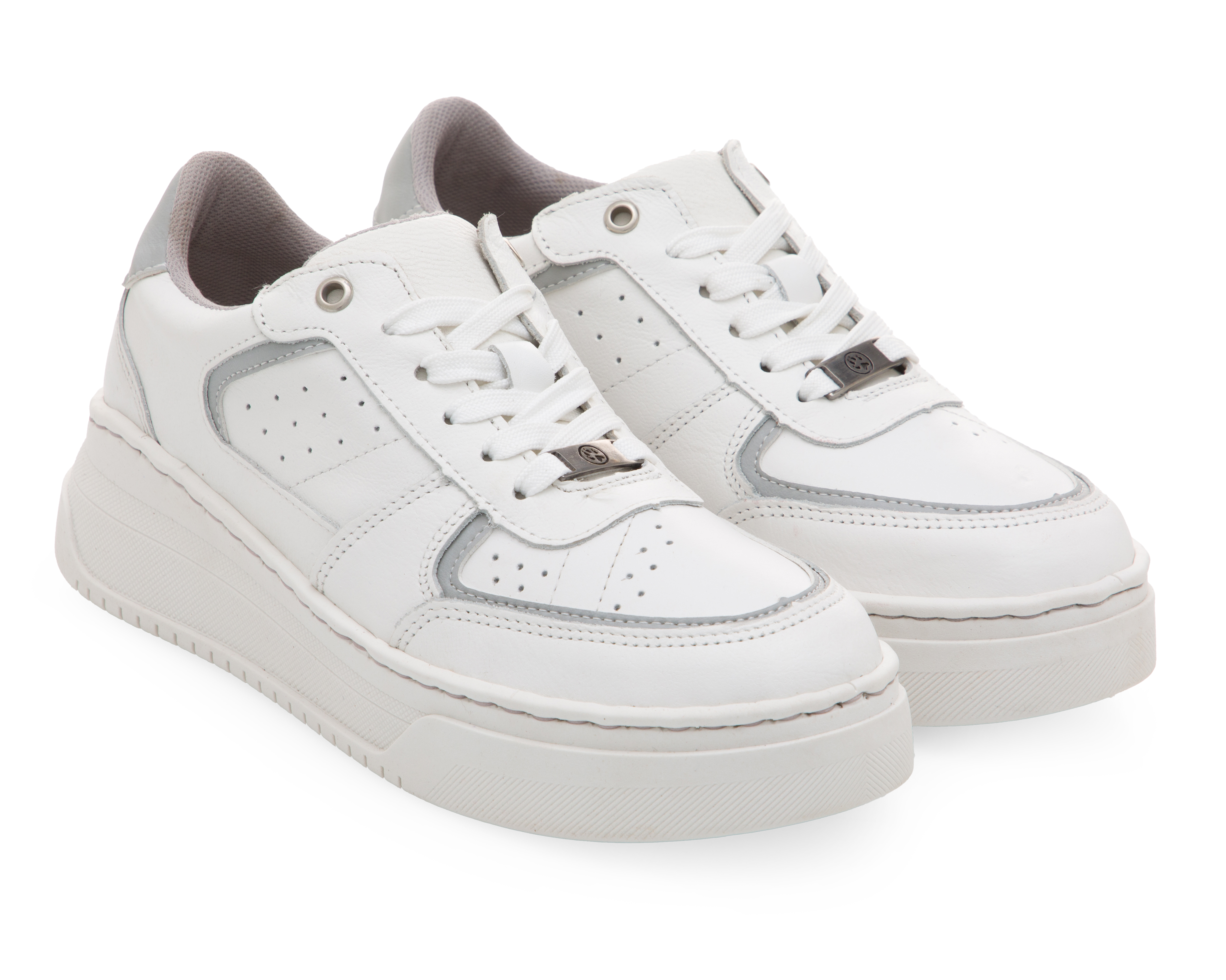 Foto 2 pulgar | Foto 1 | Tenis Confort Lobo Solo de Piel para Mujer