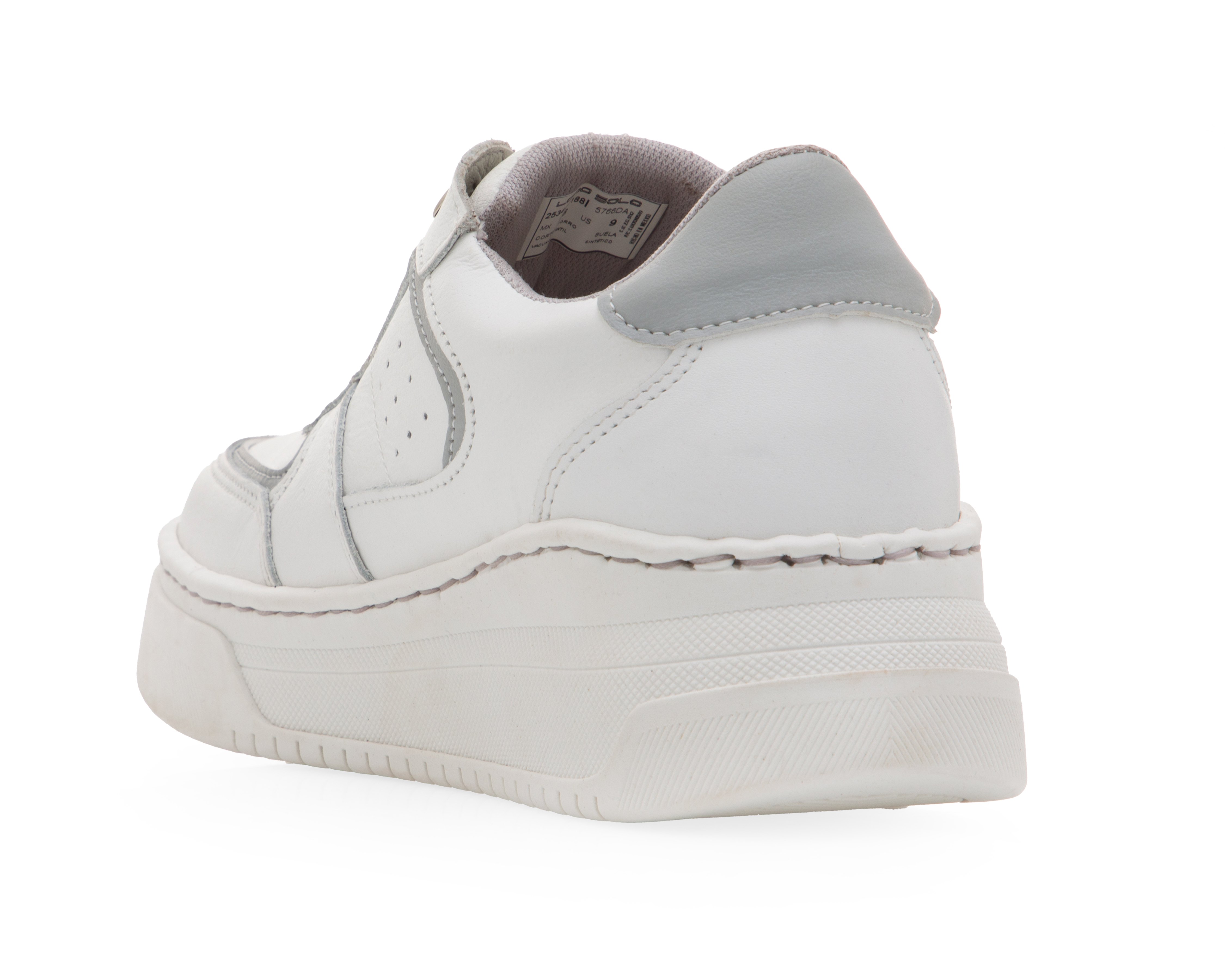 Foto 4 pulgar | Foto 3 | Tenis Confort Lobo Solo de Piel para Mujer