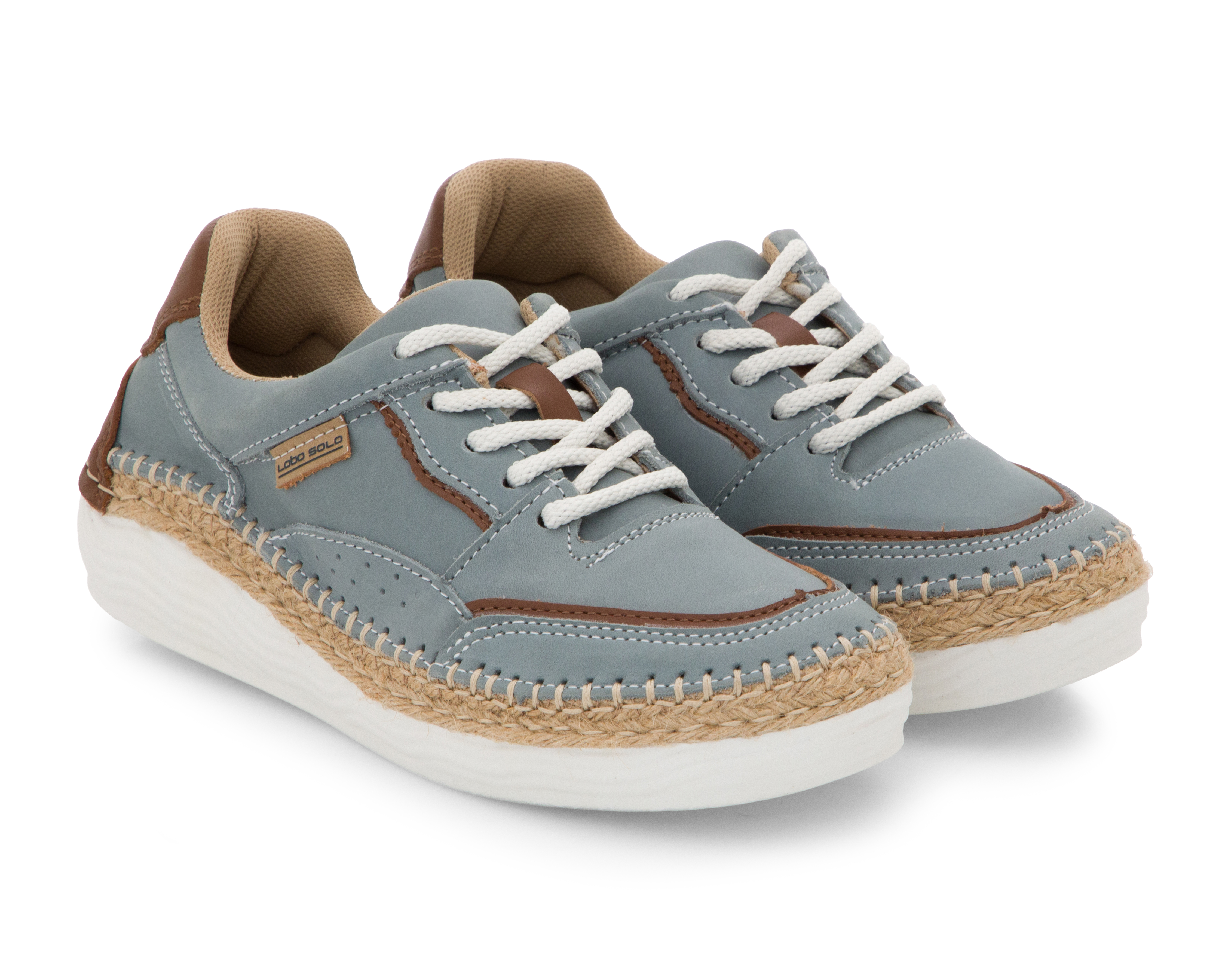 Tenis Confort Lobo Solo de Piel para Mujer