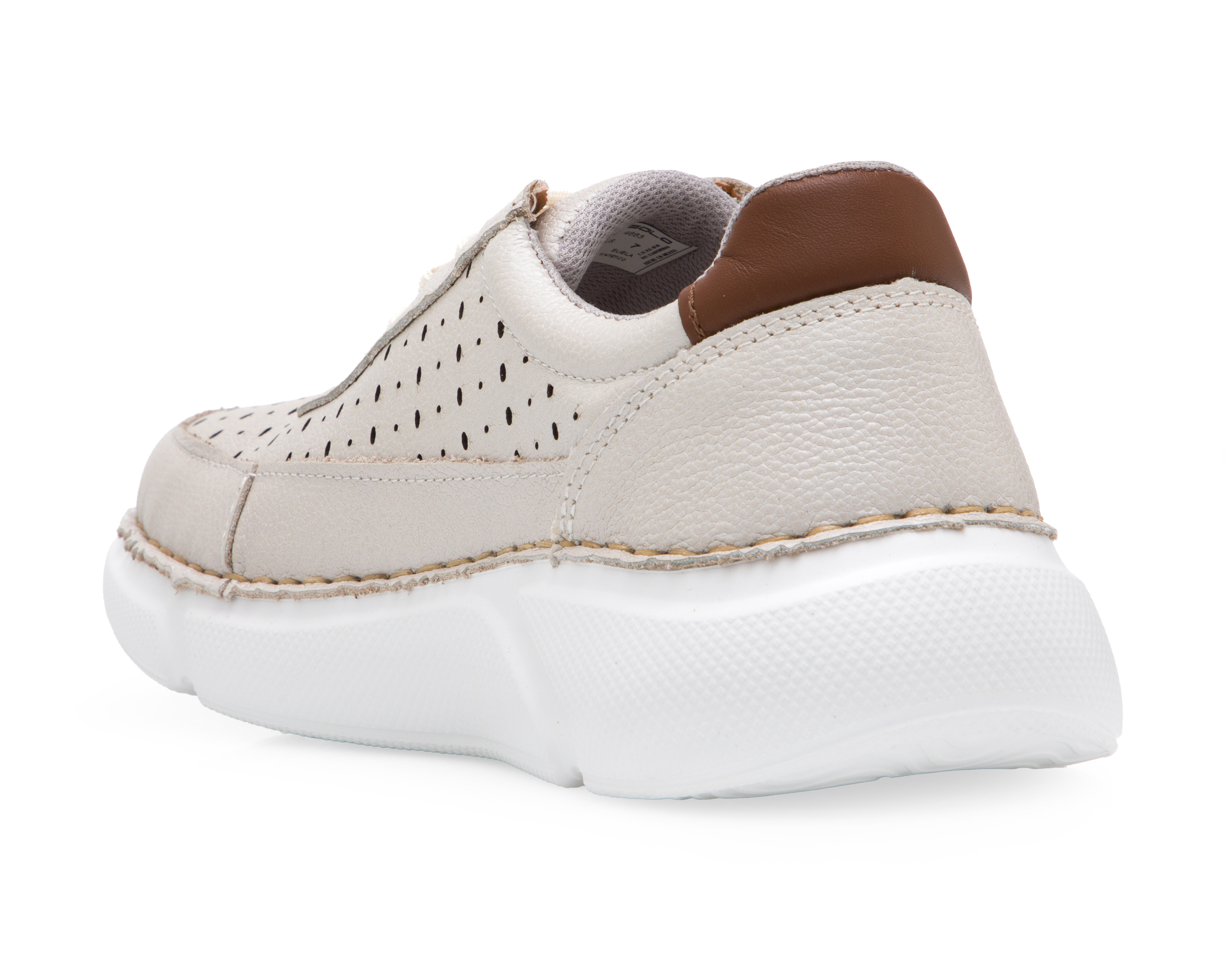 Foto 4 pulgar | Foto 3 | Tenis Confort Lobo Solo de Piel para Mujer