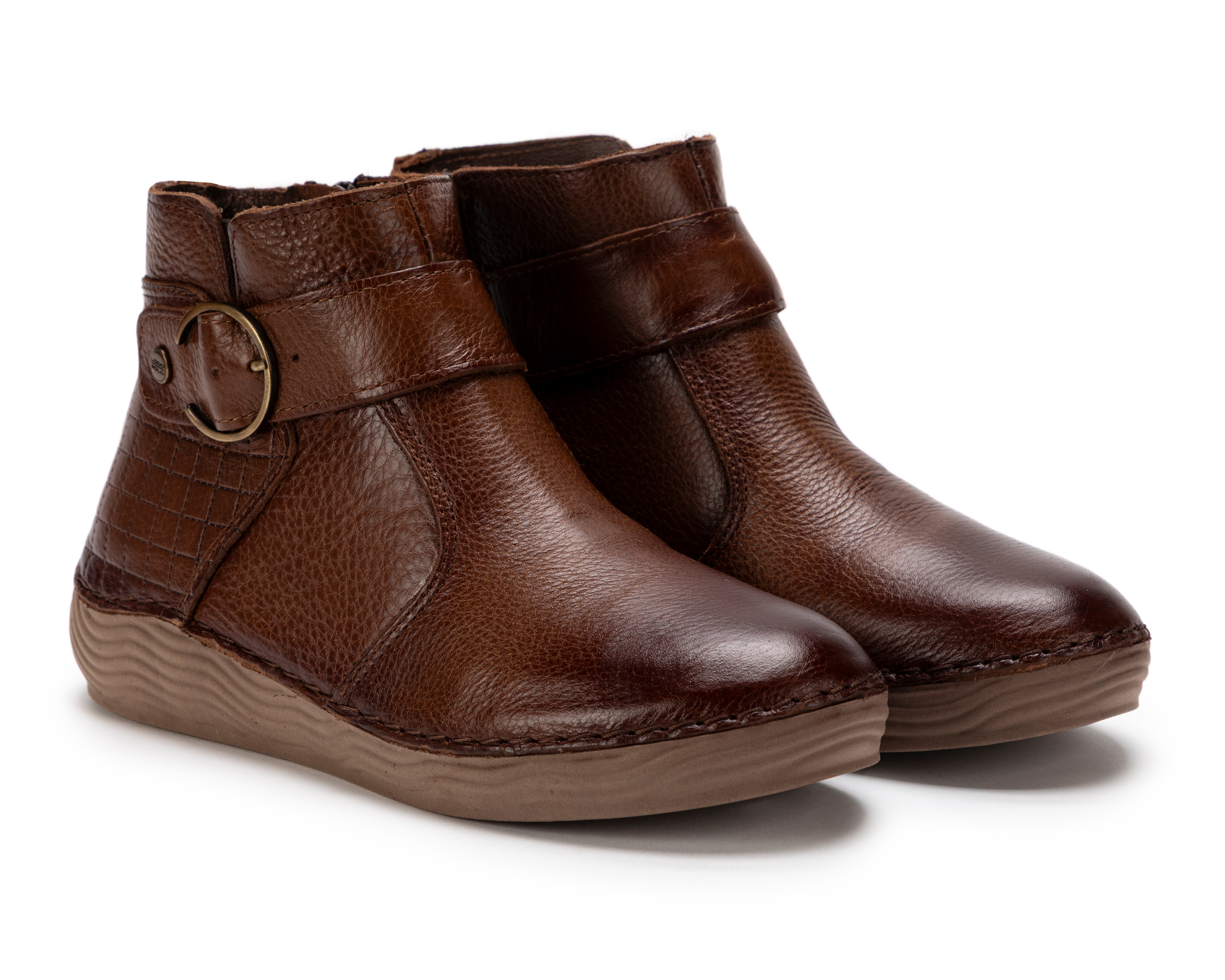 Botas Confort Lobo Solo de Piel para Mujer