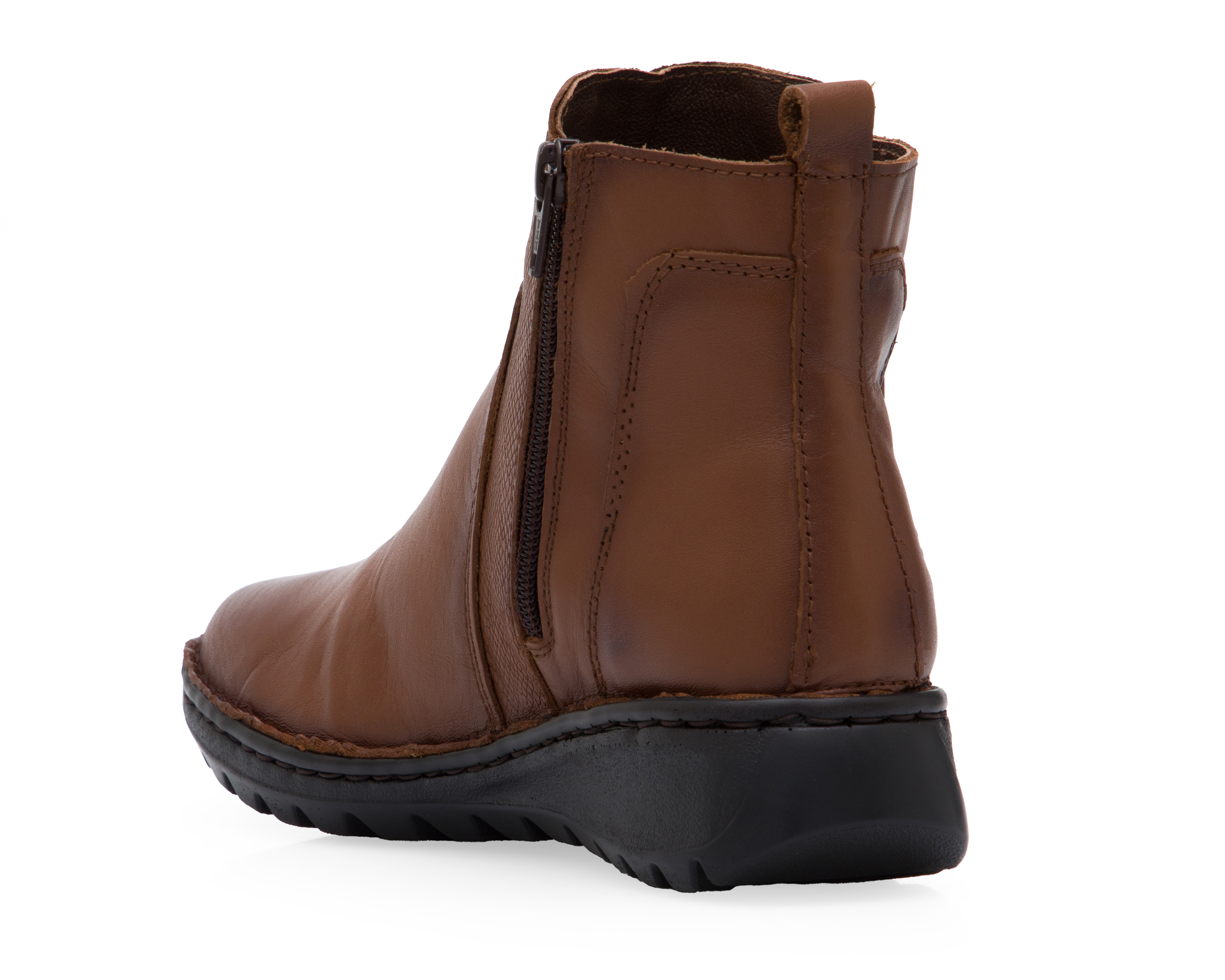 Foto 4 pulgar | Foto 3 | Botines Confort Lobo Solo de Piel para Mujer