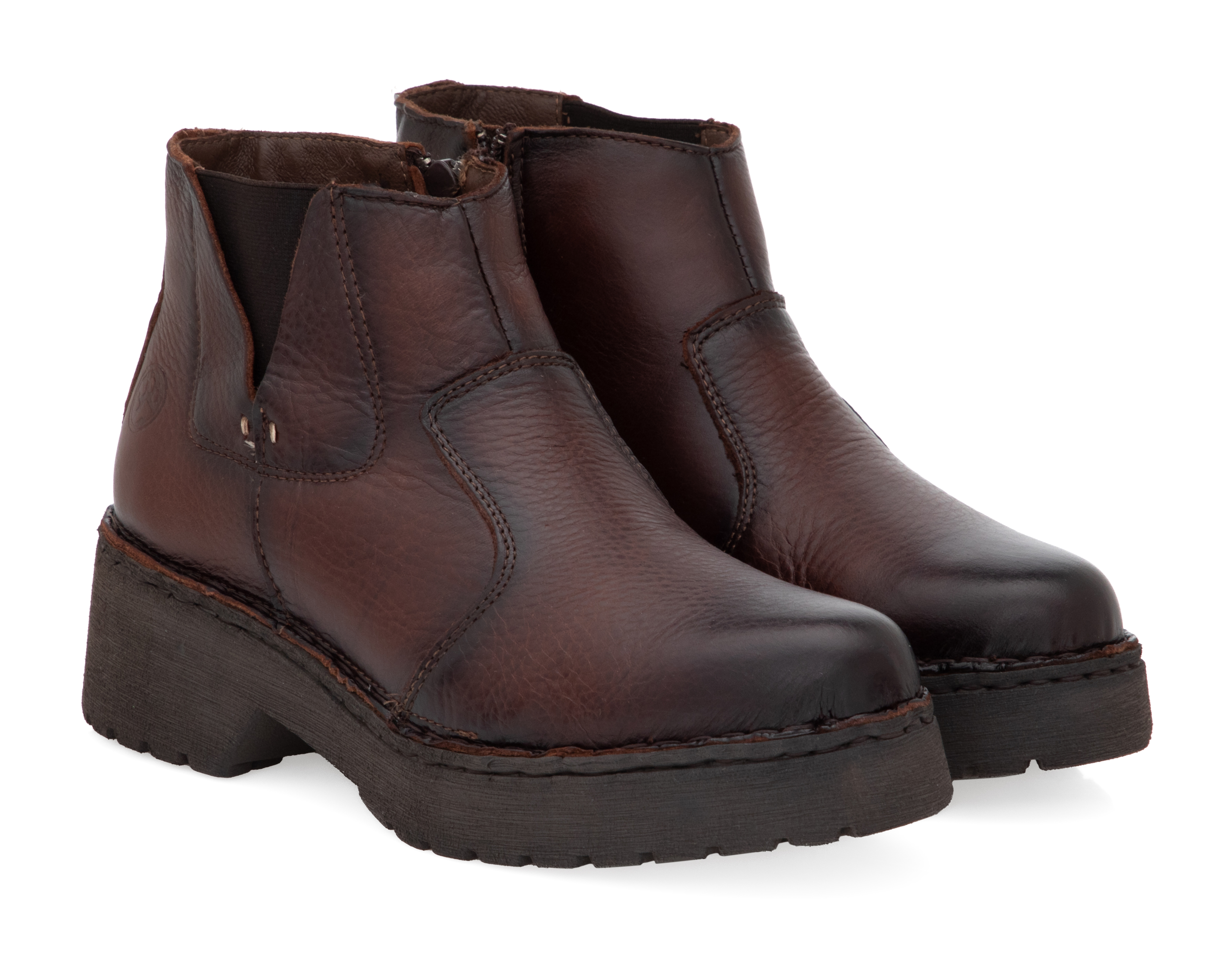 Botas Confort Lobo Solo de Piel para Mujer