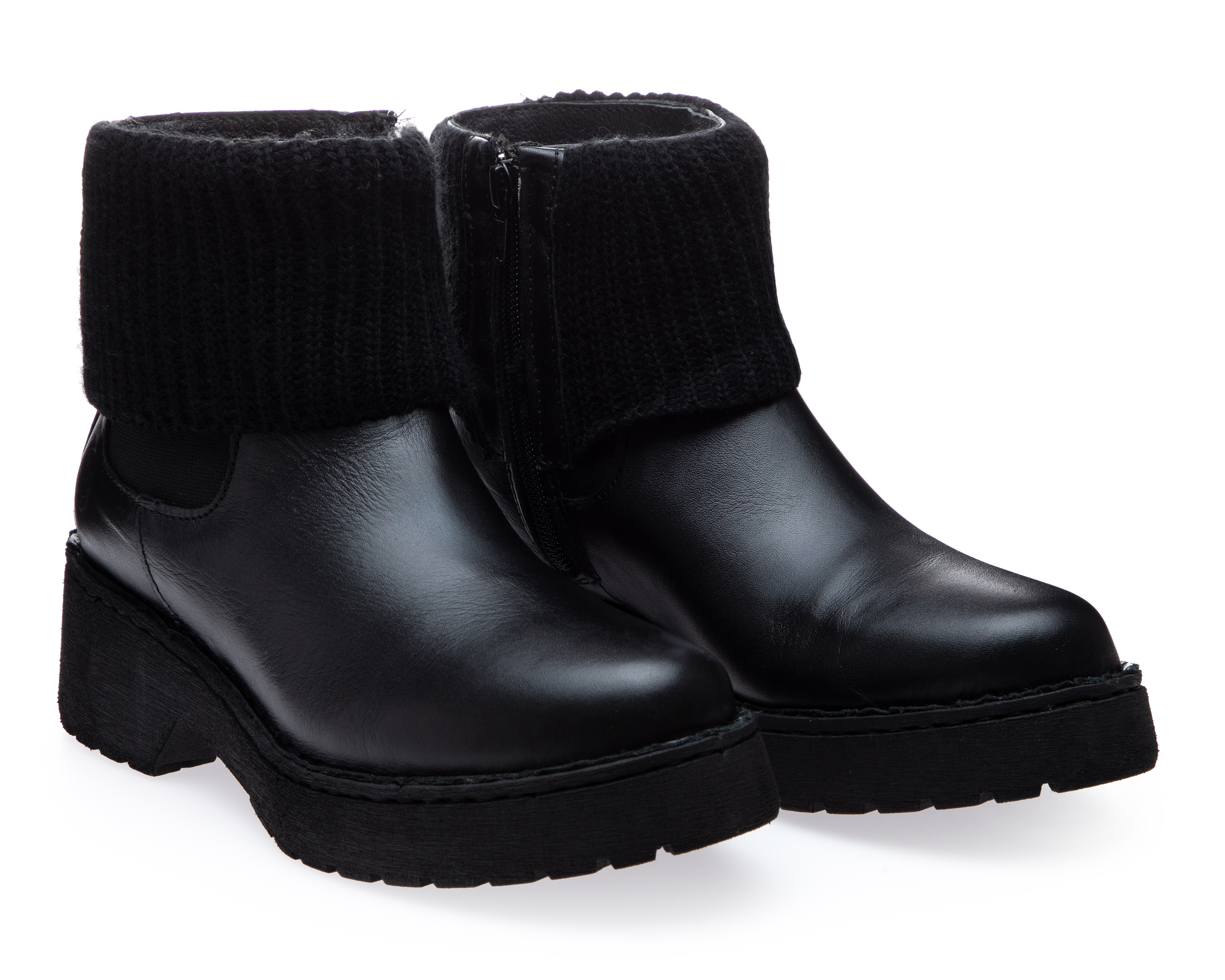 Botas Confort Lobo Solo de Piel para Mujer