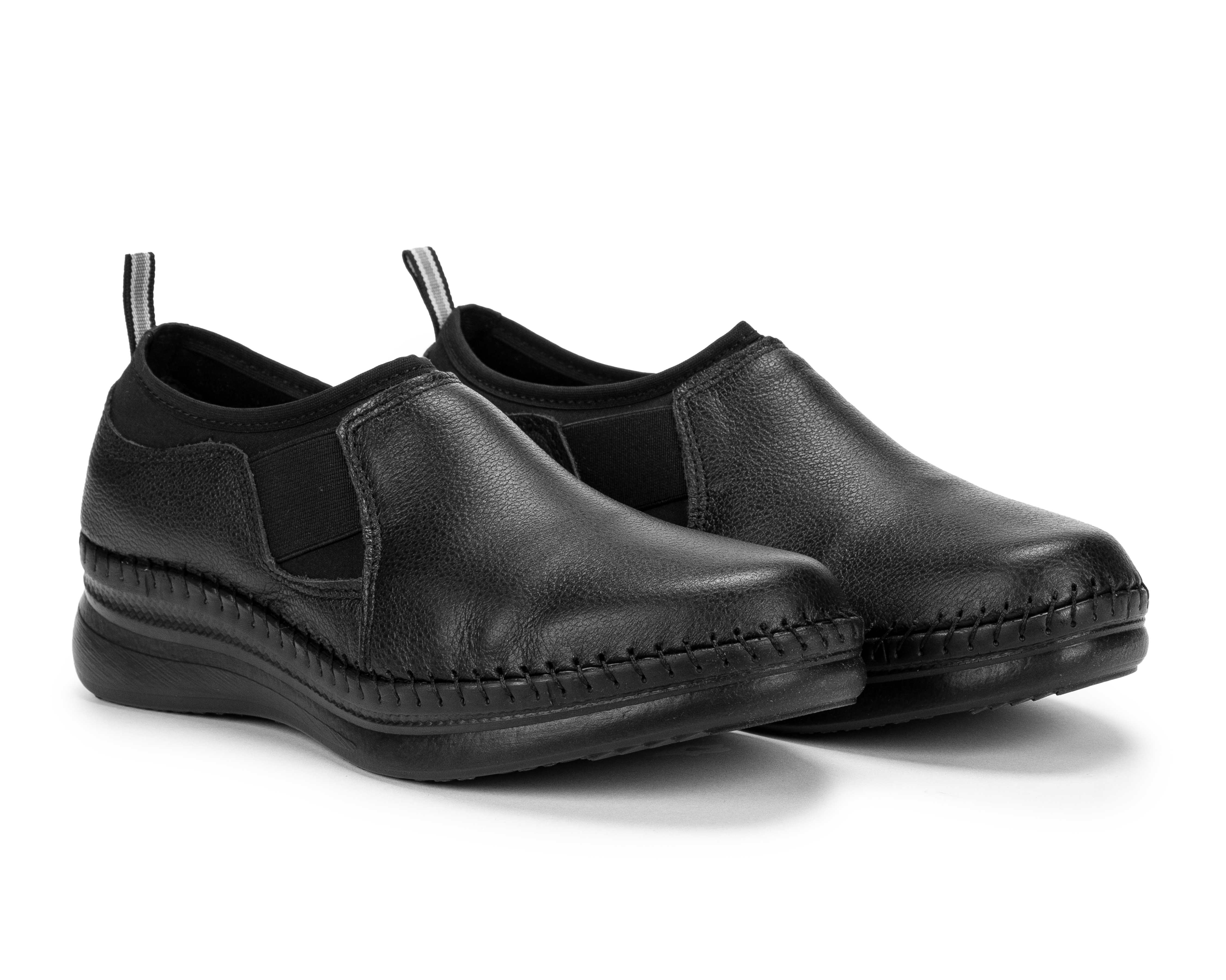 Zapatos Confort Lobo Solo de Piel para Mujer