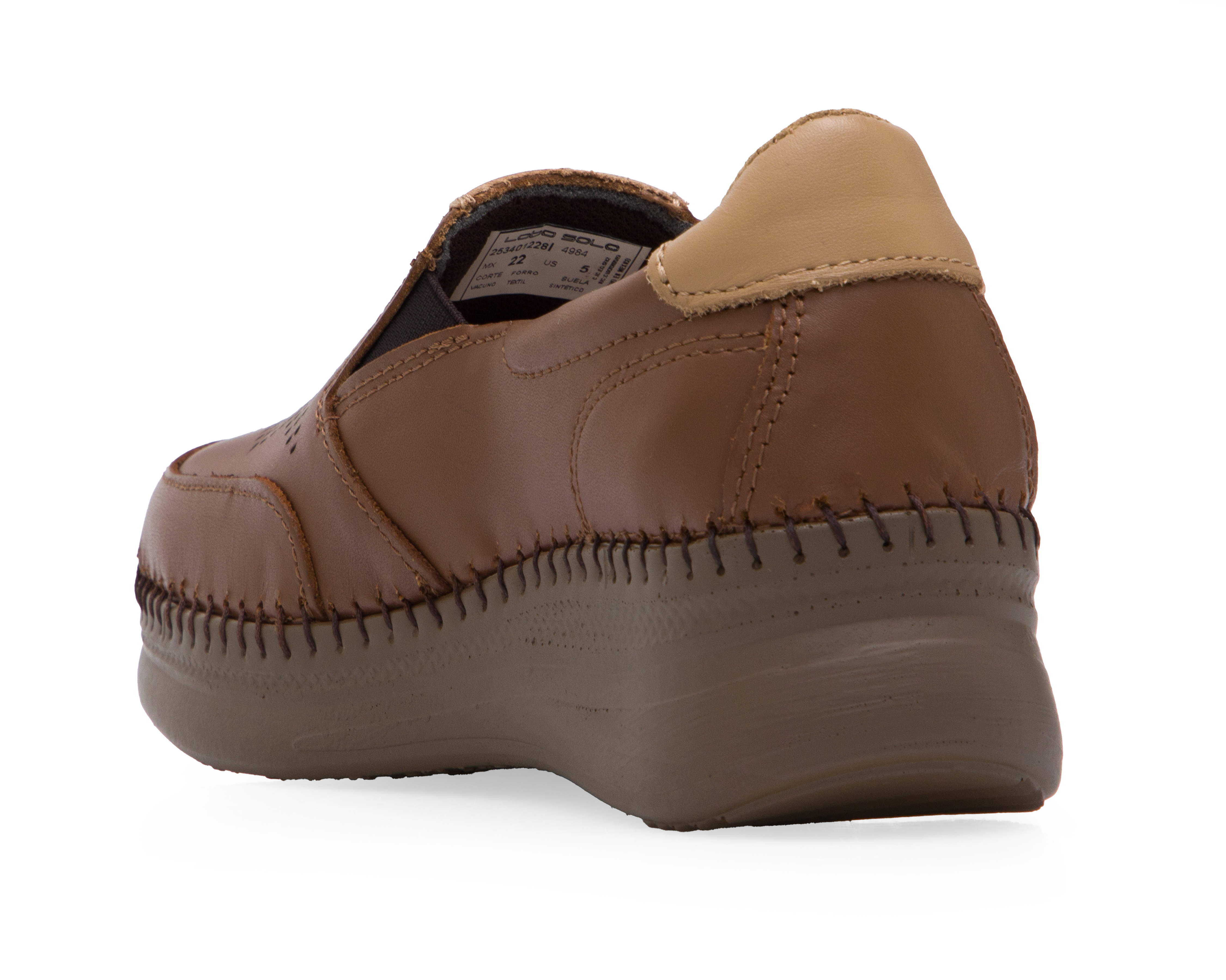 Foto 4 pulgar | Foto 3 | Zapatos Confort Lobo Solo de Piel para Mujer