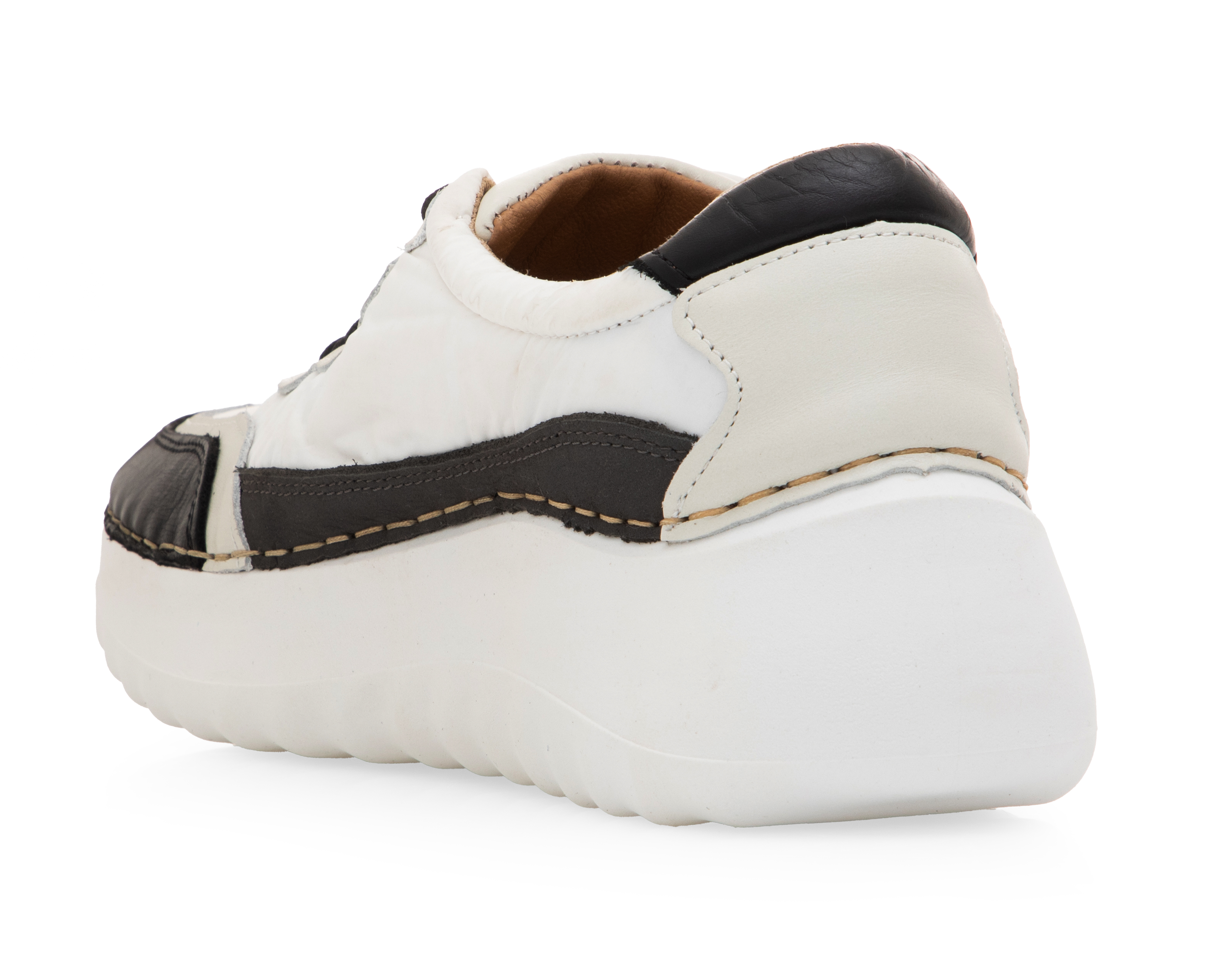 Foto 4 pulgar | Foto 3 | Tenis Casuales Lobo Solo de Piel para Mujer