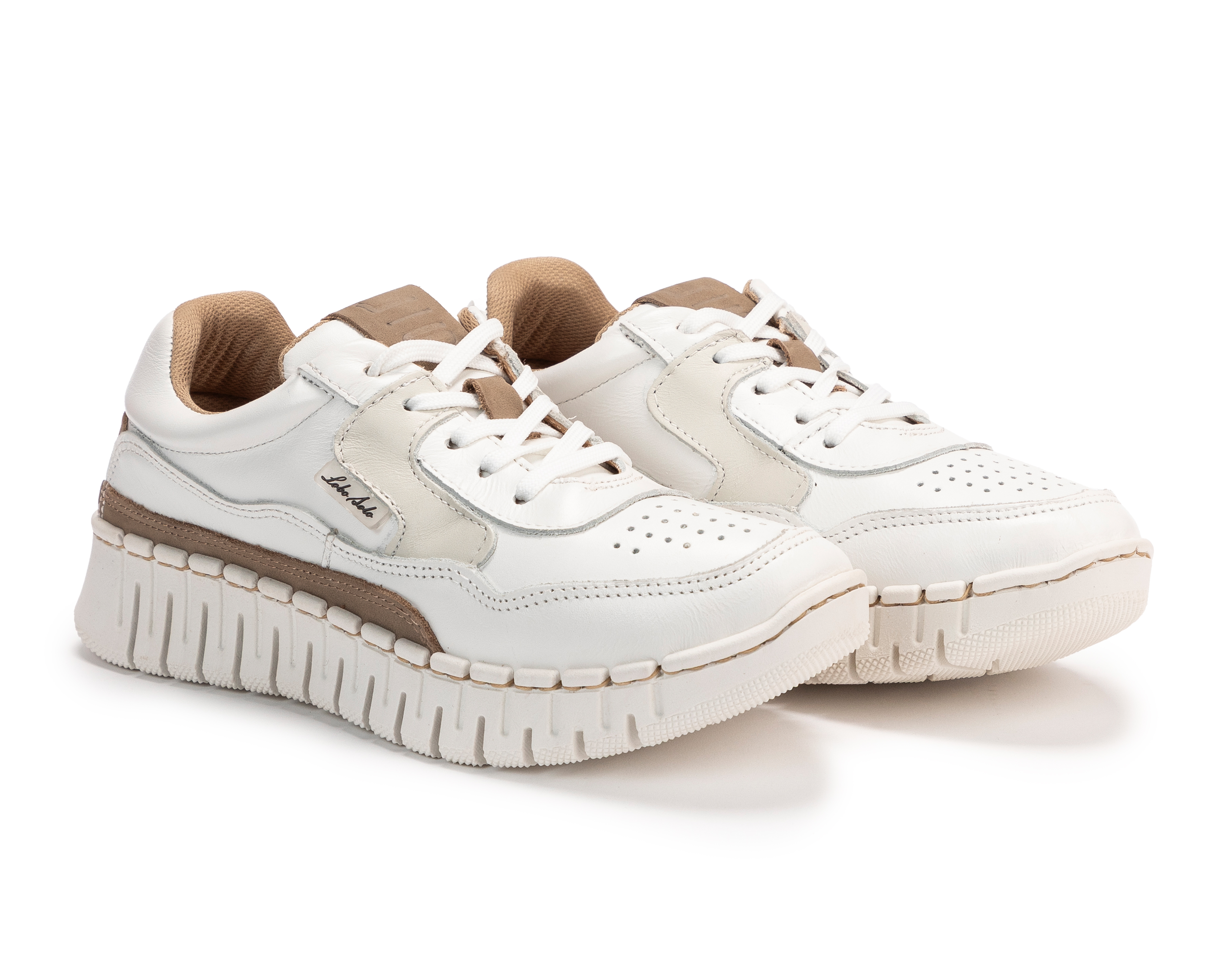 Tenis Confort Lobo Solo de Piel para Mujer