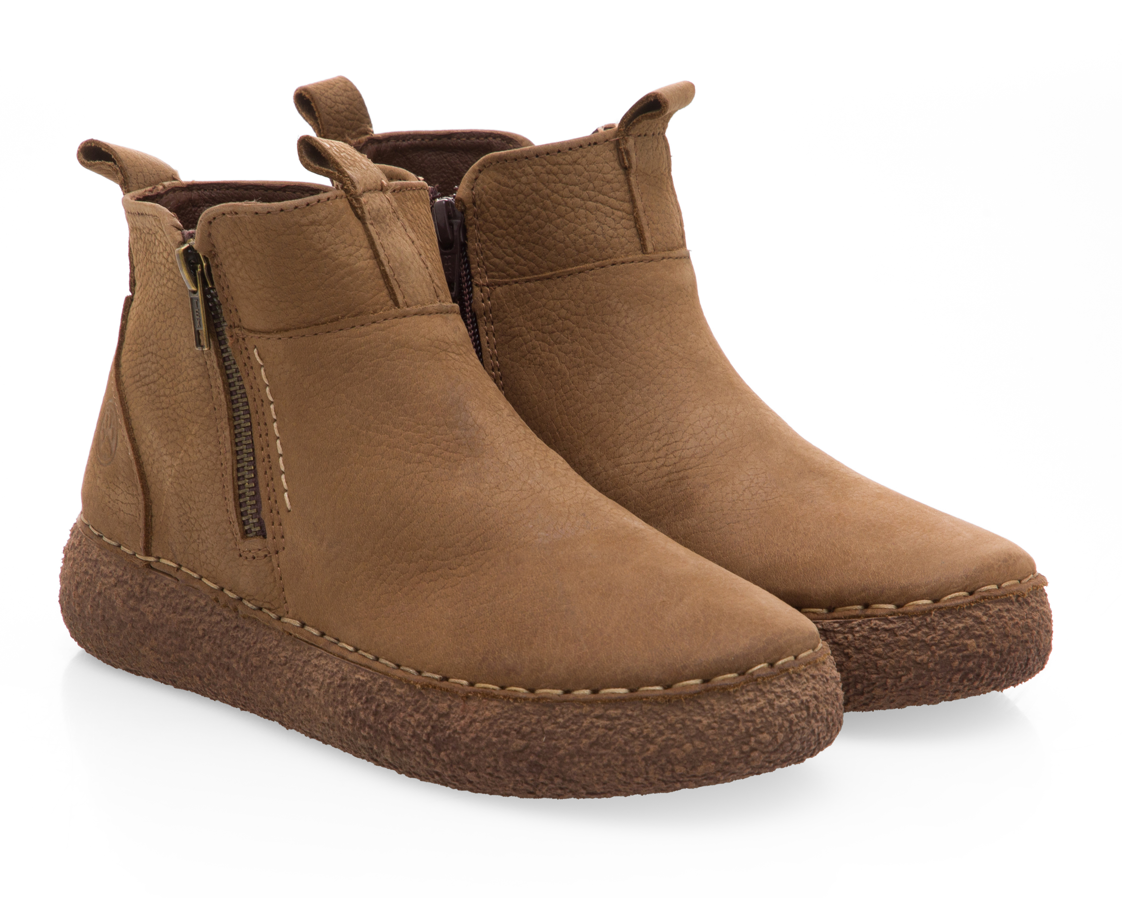 Botas Confort Lobo Solo de Piel para Mujer