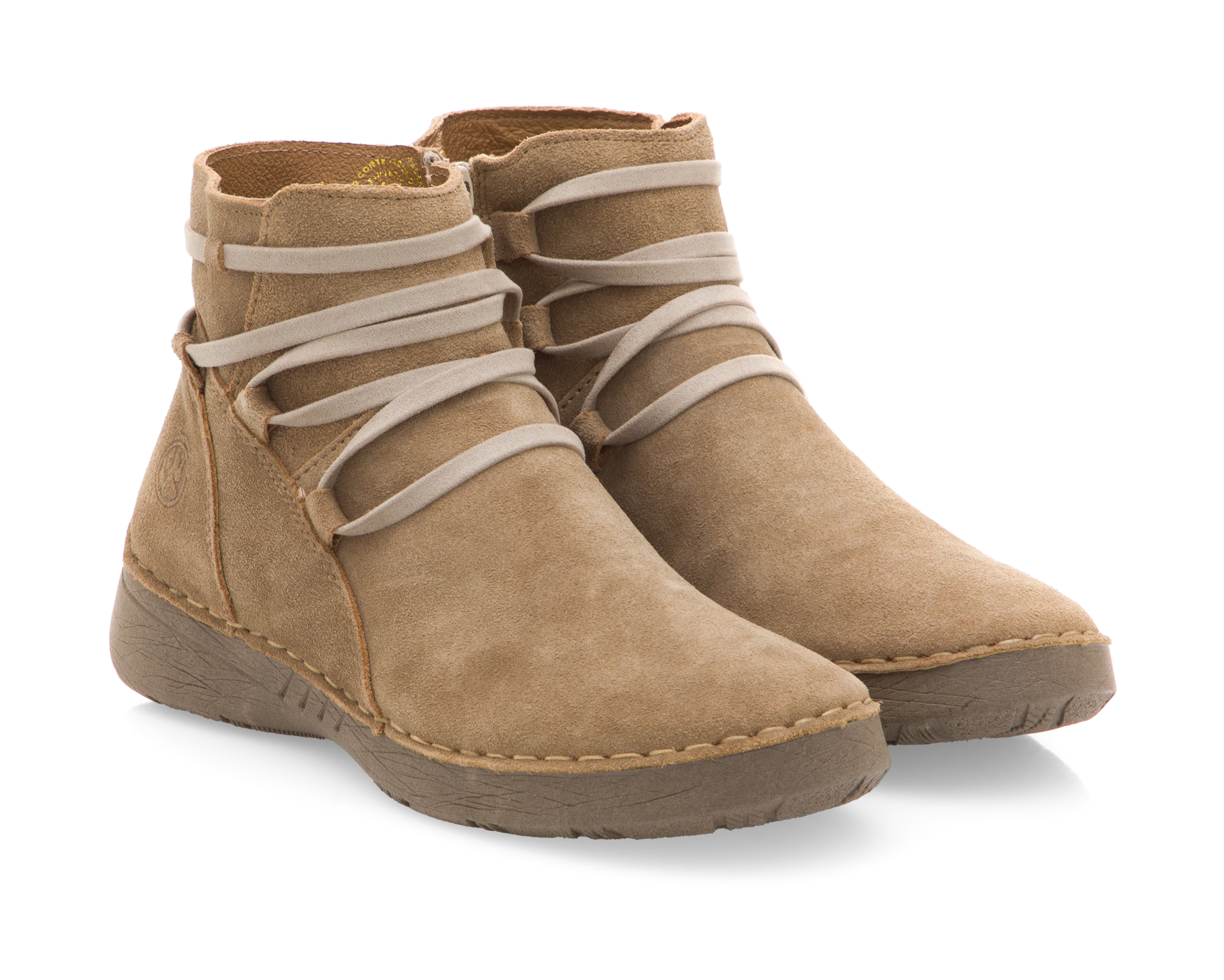 Botas Confort Lobo Solo de Piel para Mujer