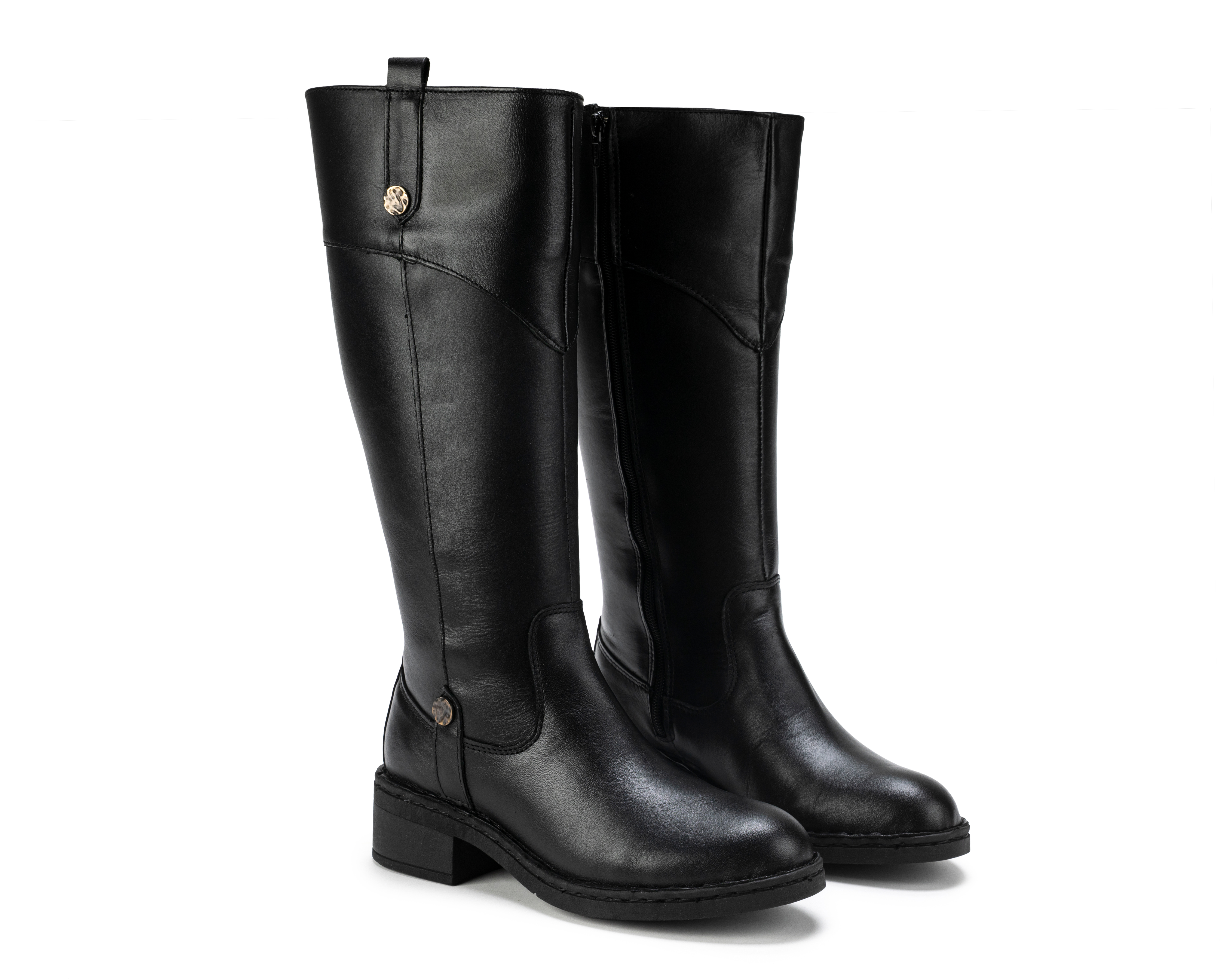 Foto 2 pulgar | Foto 1 | Botas Casuales Lobo Solo Tumbled de Piel para Mujer