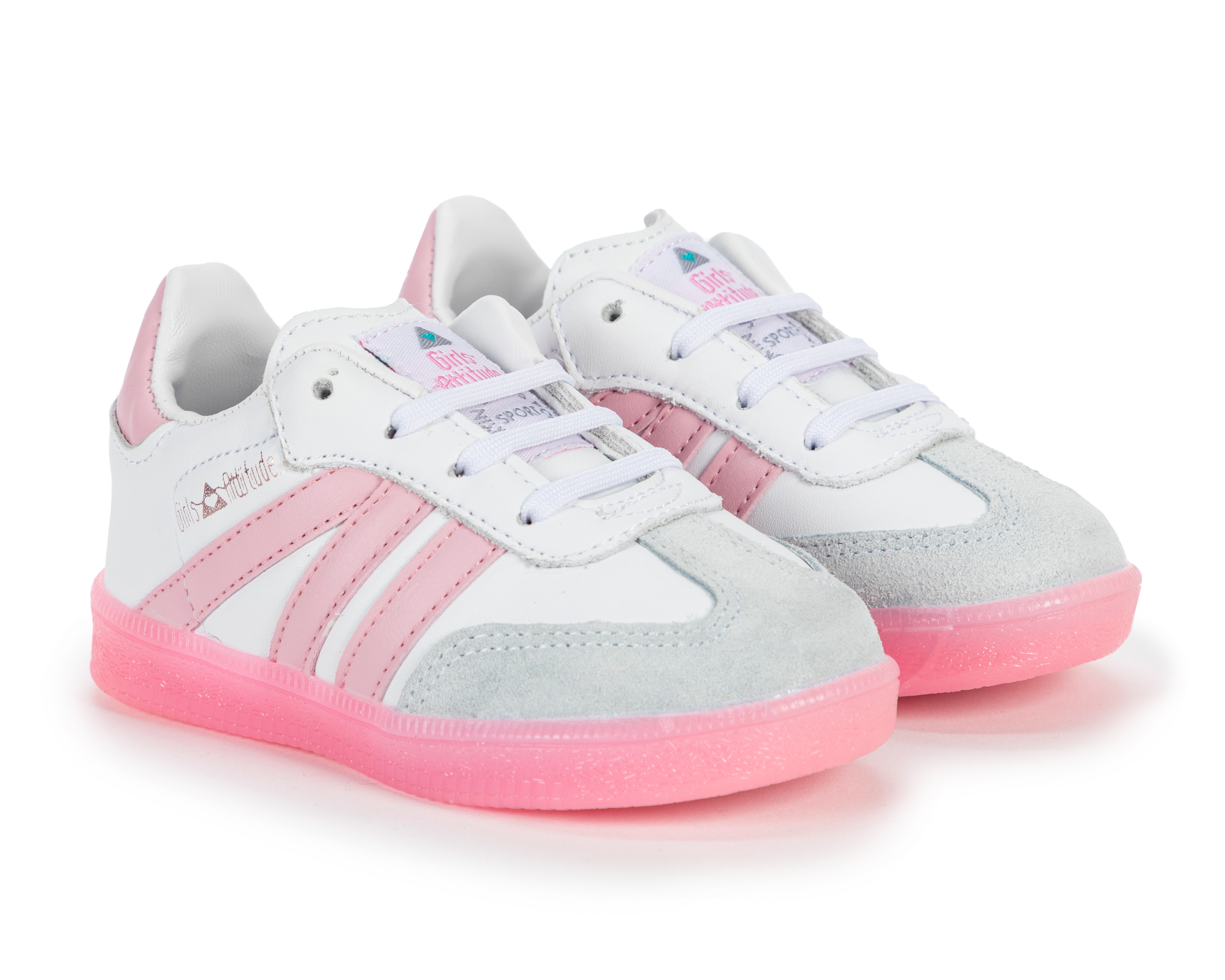Foto 1 | Foto 1 | Tenis Casuales Girls Attitude de Piel para Niña