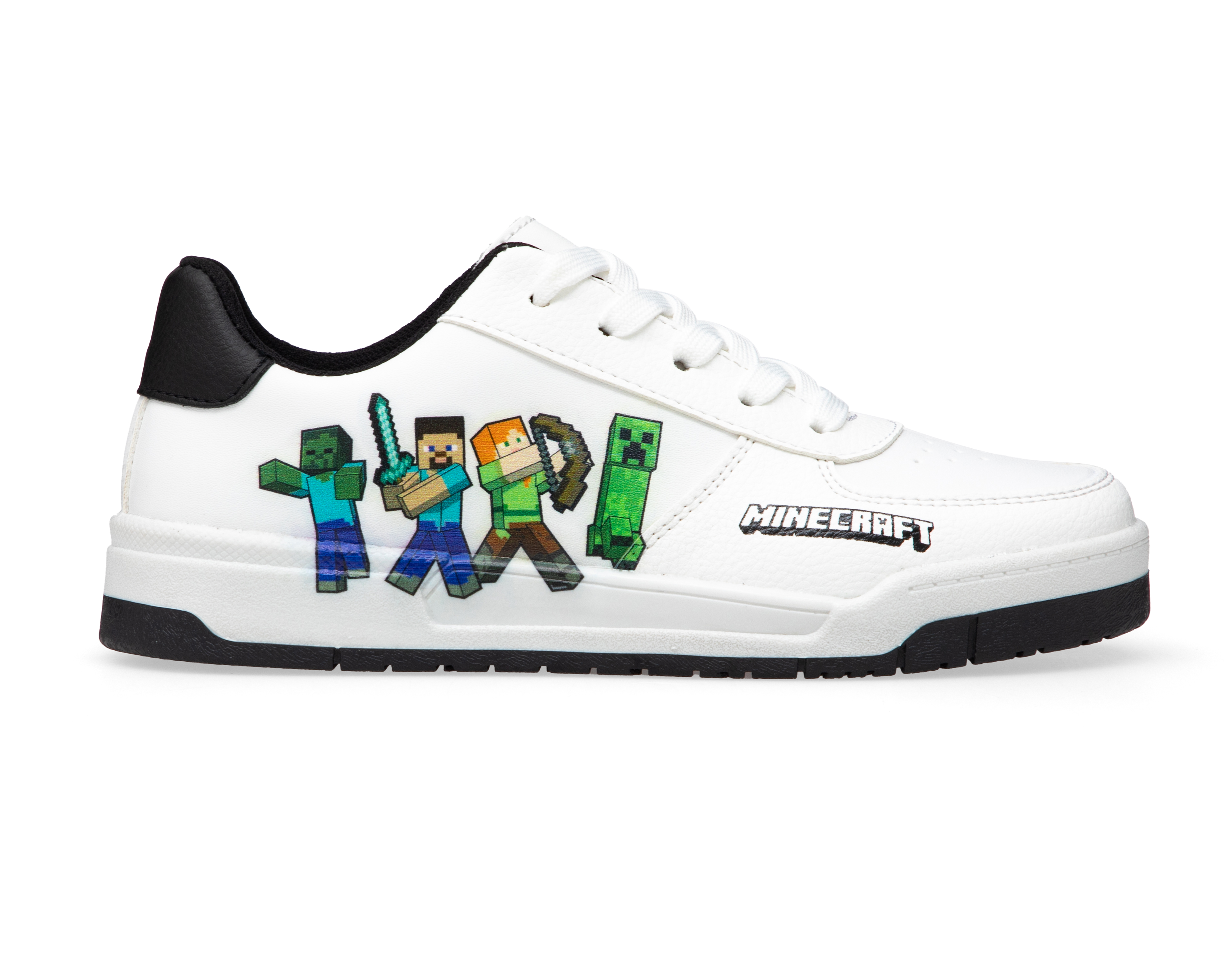 Foto 3 pulgar | Foto 2 | Tenis Casuales Minecraft para Niño
