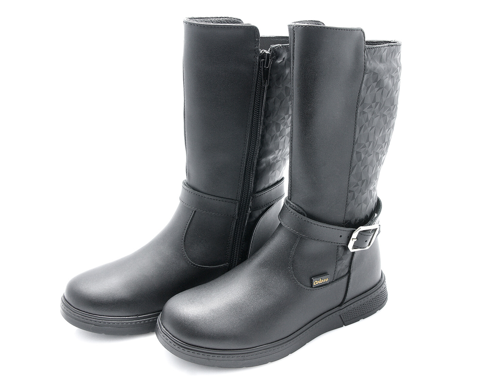 Foto 2 pulgar | Foto 1 | Botas Casuales Coloso de Piel para Niña