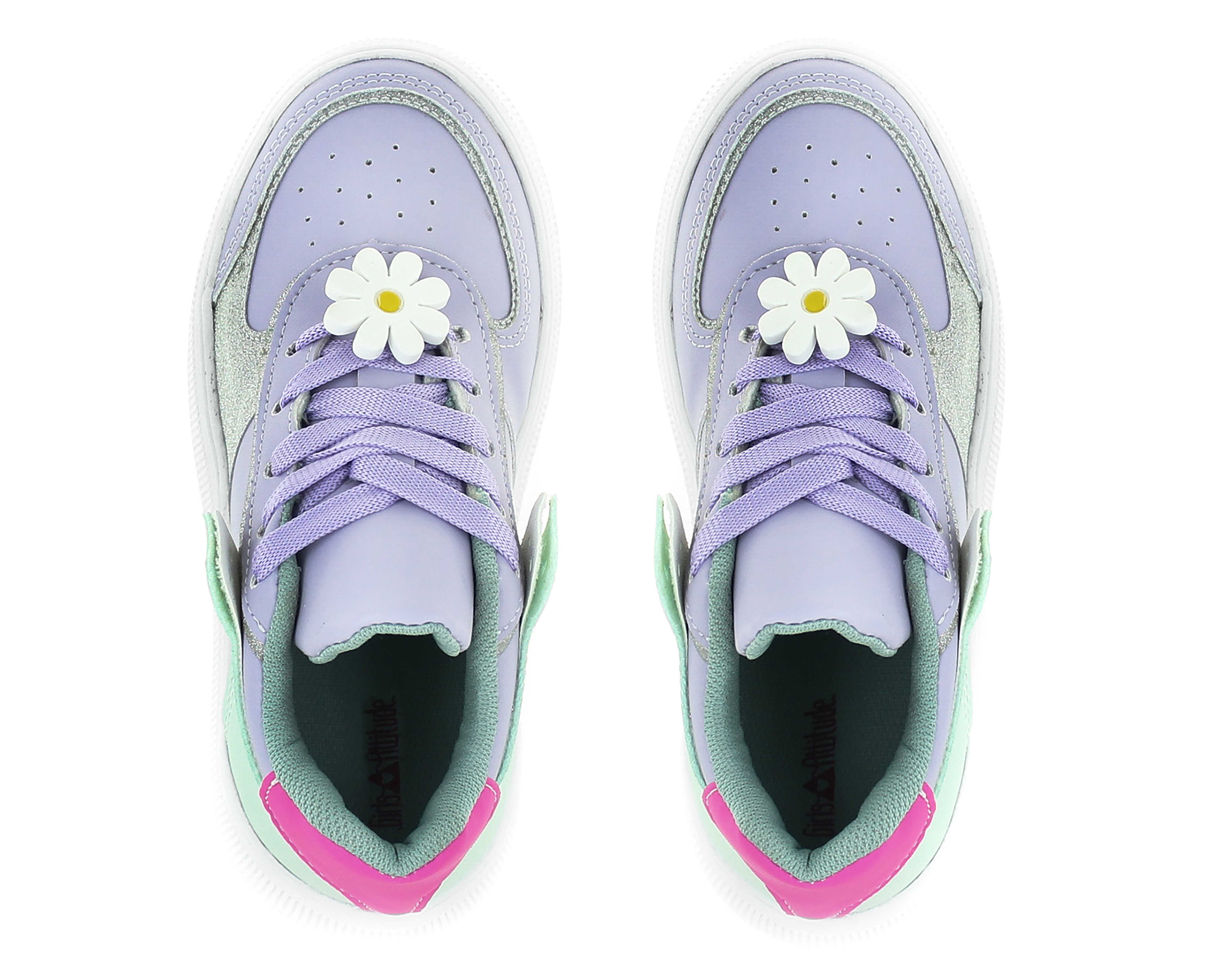 Foto 4 pulgar | Foto 3 | Tenis Girls Attitude para Niña