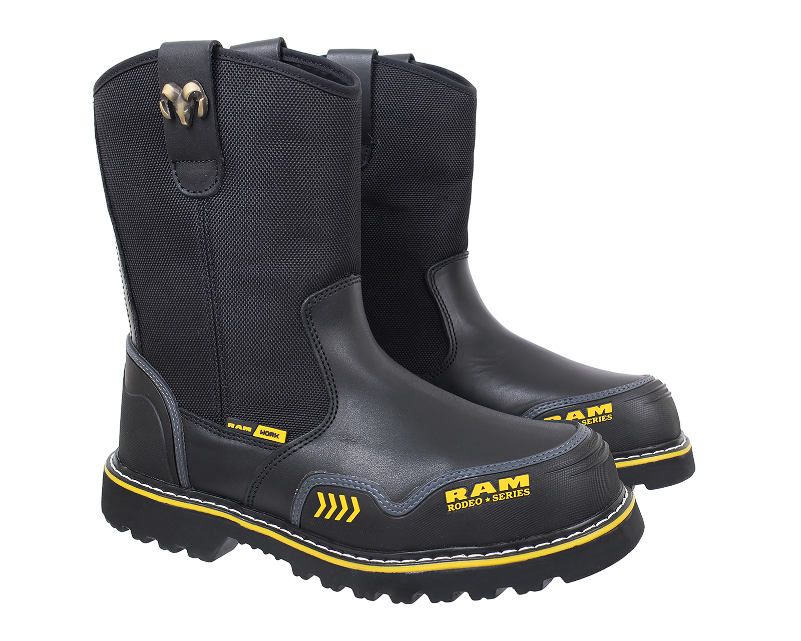 Foto 1 | Foto 1 | Botas de Trabajo RAM de Piel para Hombre