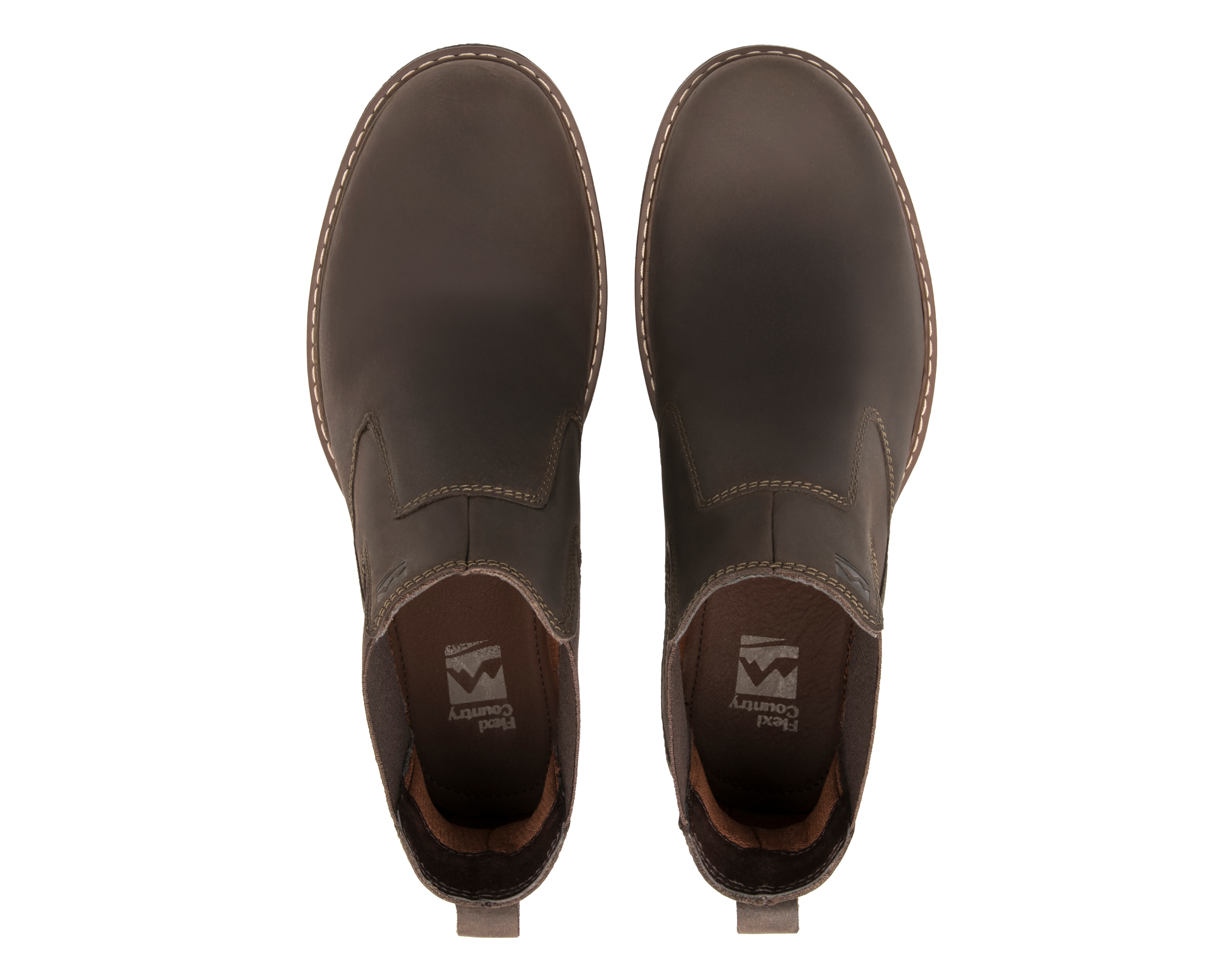 Foto 6 pulgar | Foto 5 | Botas Casuales Flexi Mattos de Piel para Hombre