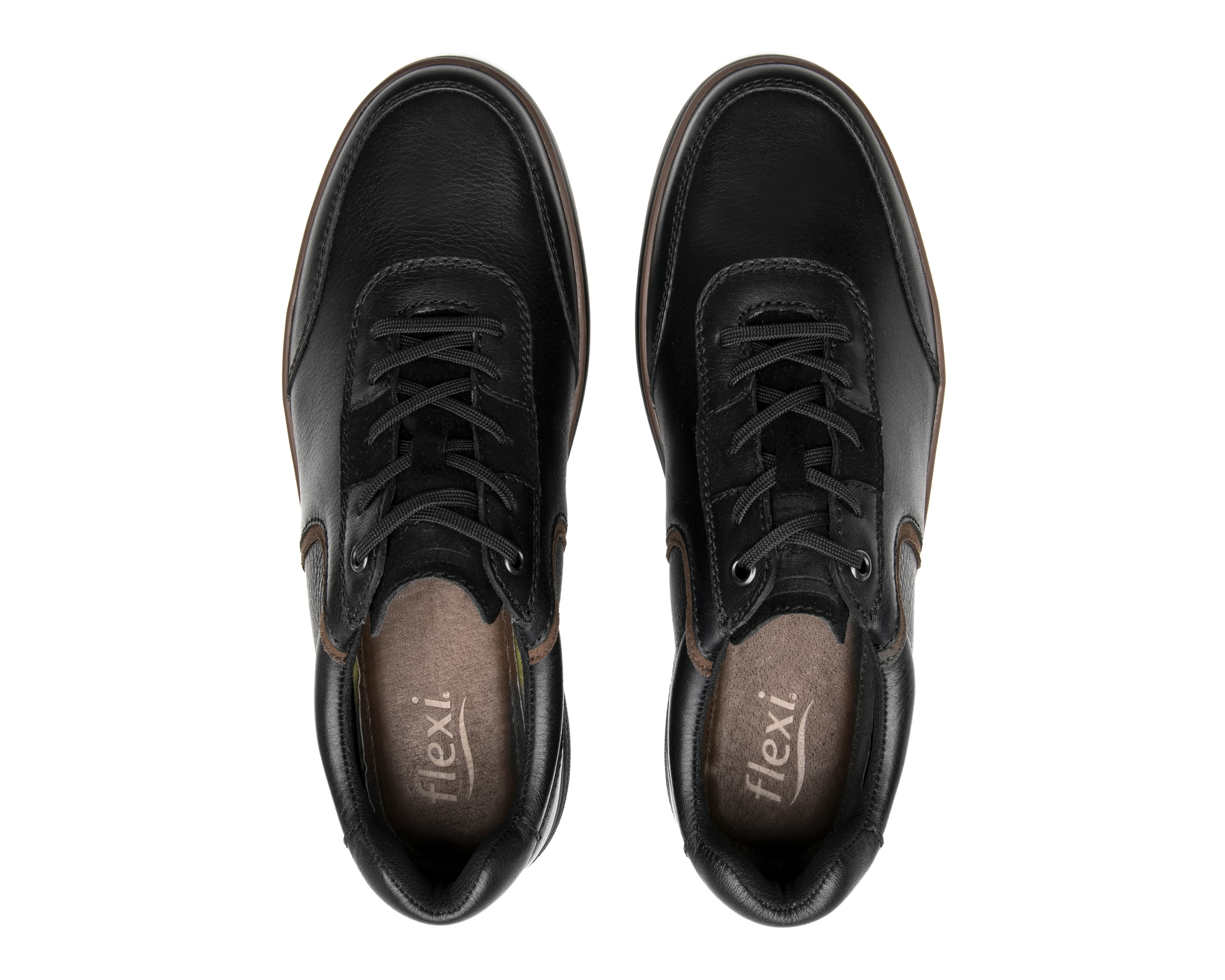 Foto 6 pulgar | Foto 5 | Tenis Casuales Flexi Helios de Piel para Hombre