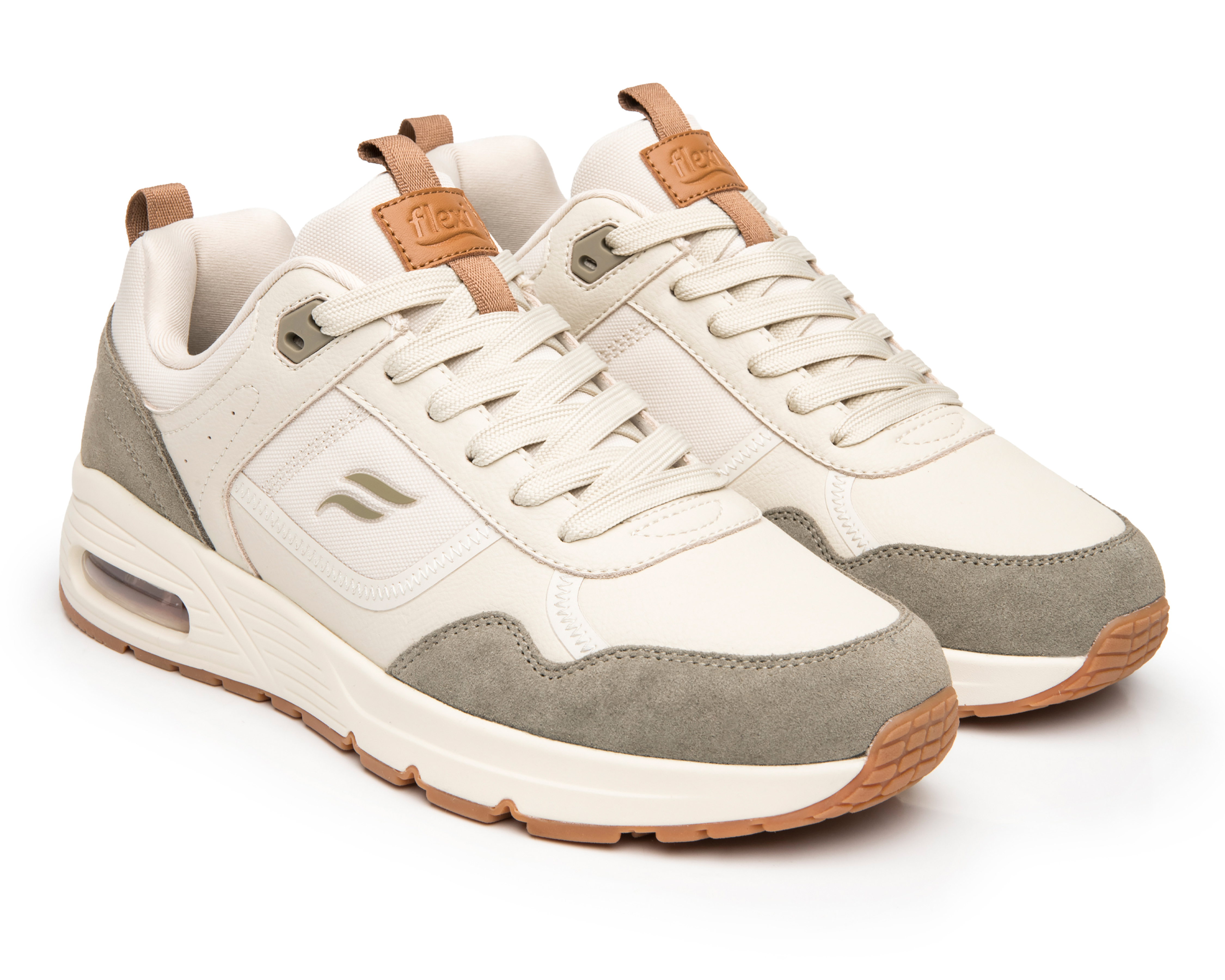 Tenis Casuales Flexi Maddox de Piel para Hombre