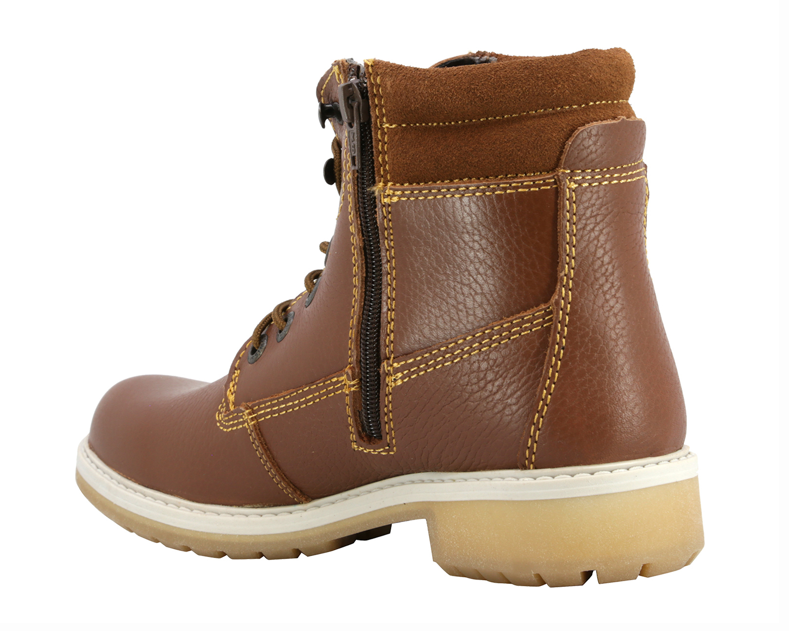Foto 4 pulgar | Foto 3 | Botas Urbanas Swissbrand Cham de Piel para Mujer
