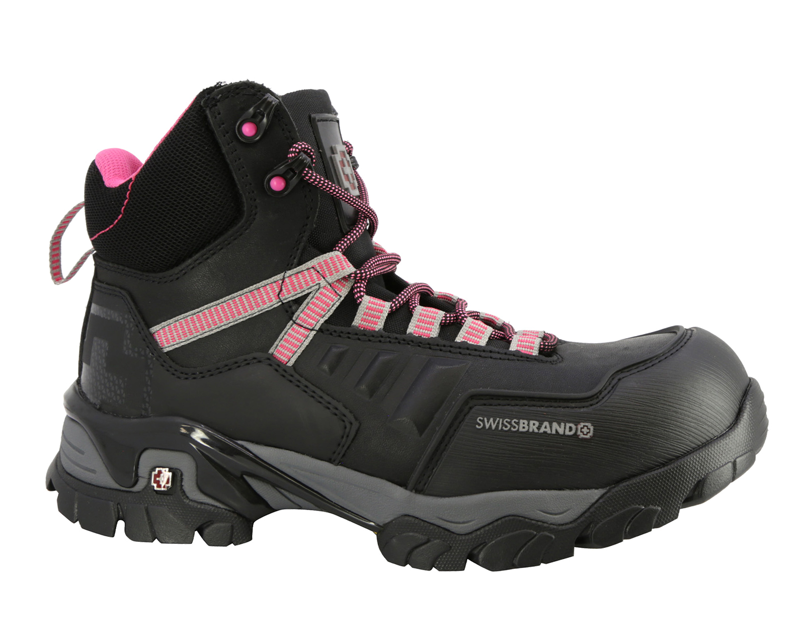 Foto 3 pulgar | Foto 2 | Botas de Trabajo Swissbrand Alpes de Piel para Mujer