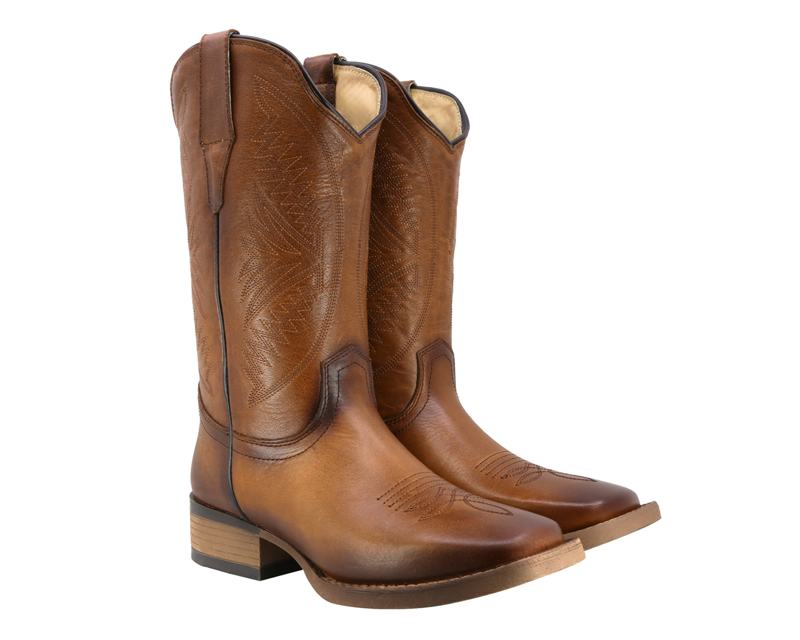 Foto 1 | Foto 1 | Botas Vaqueras Texaban de Piel para Mujer