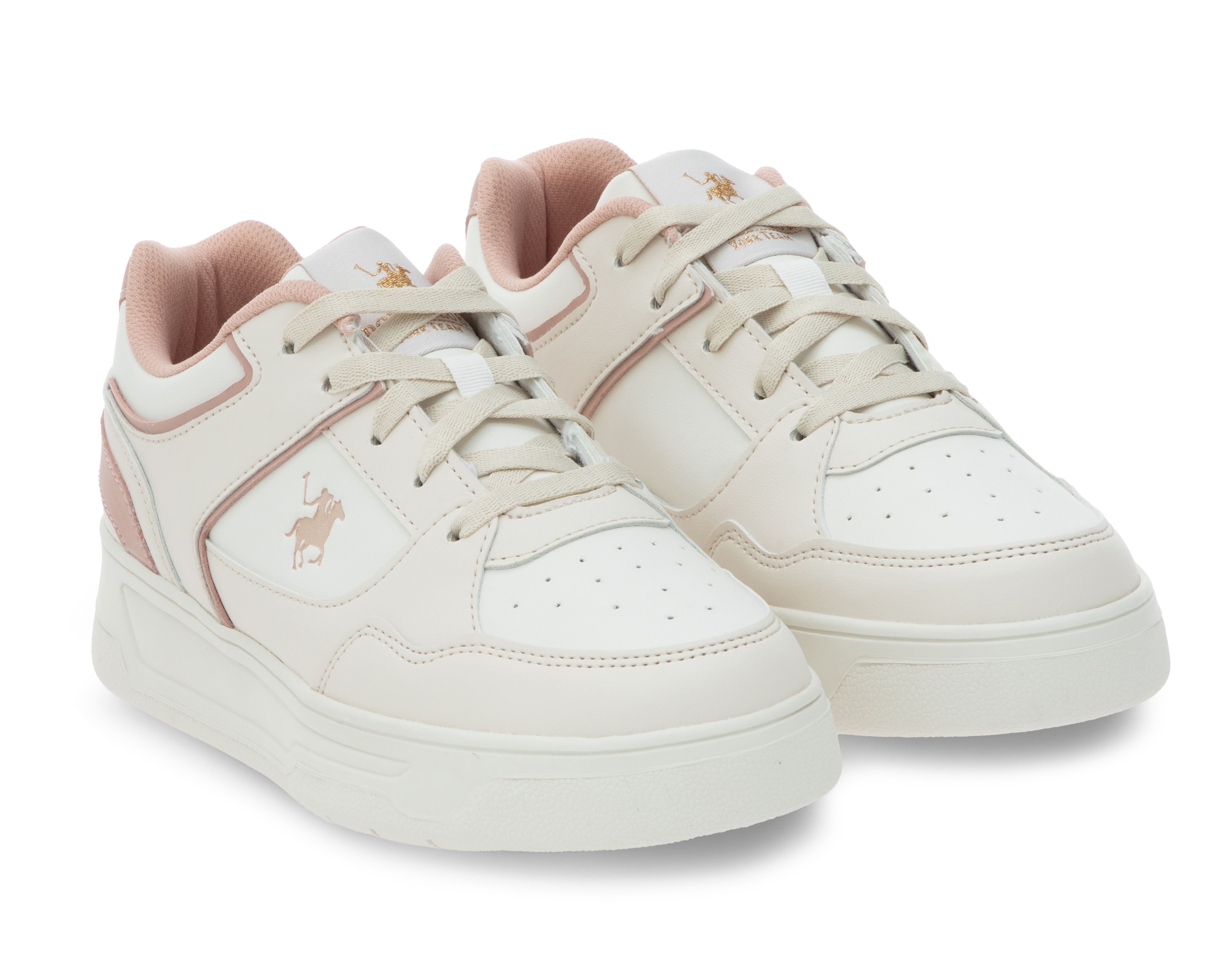 Foto 2 pulgar | Foto 1 | Tenis Casuales York Team Polo Club para Mujer