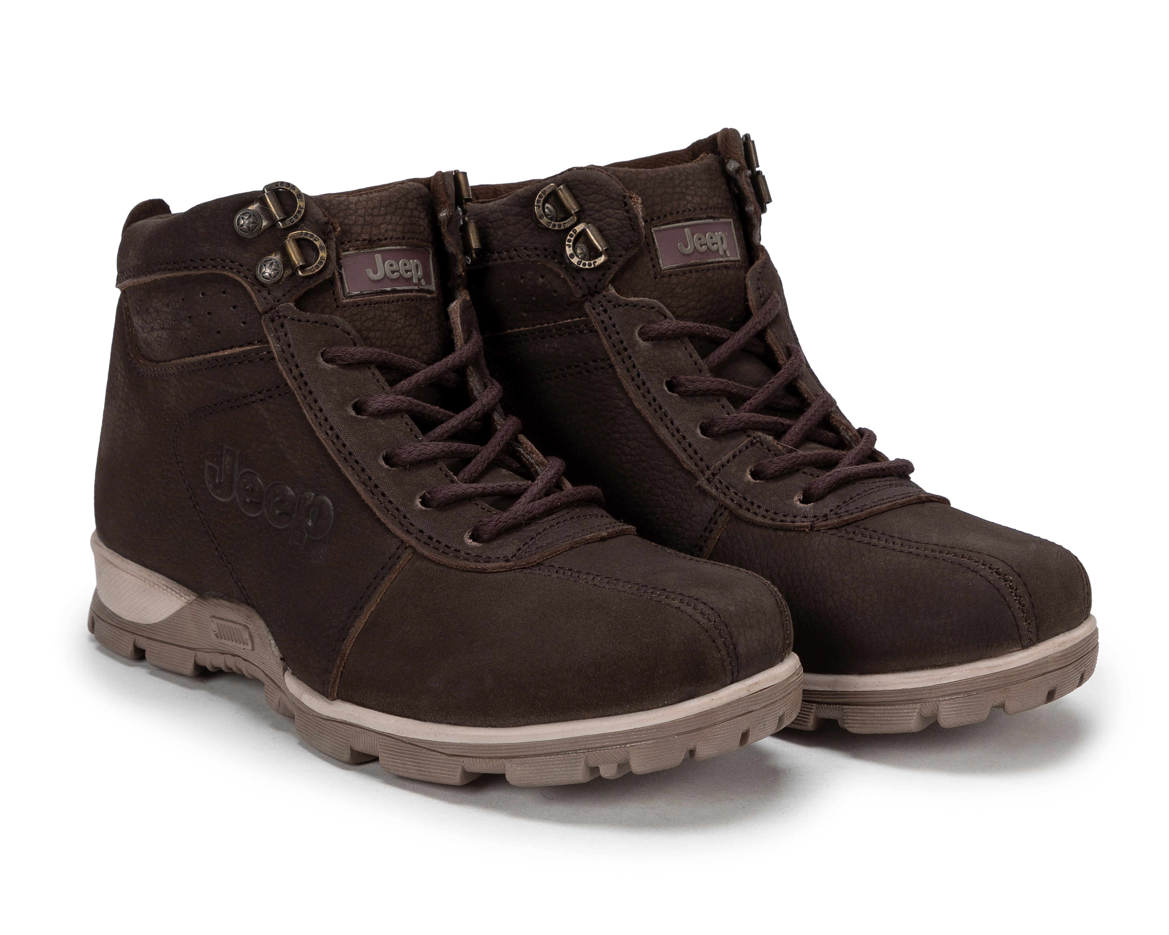 Foto 2 pulgar | Foto 1 | Botas Urbanas Jeep de Piel para Mujer