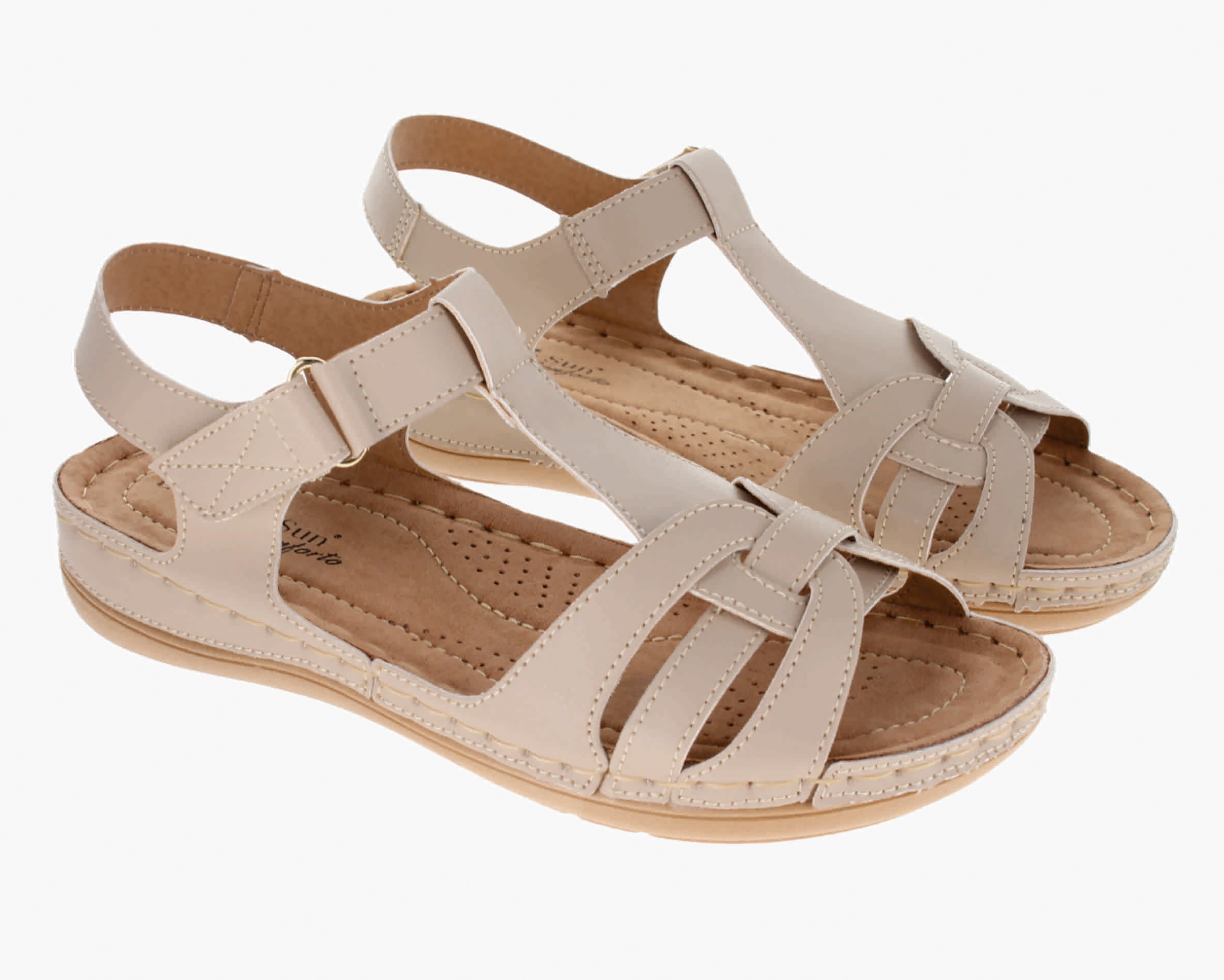 Foto 2 pulgar | Foto 1 | Sandalias Confort Lady Sun Conforto para Mujer