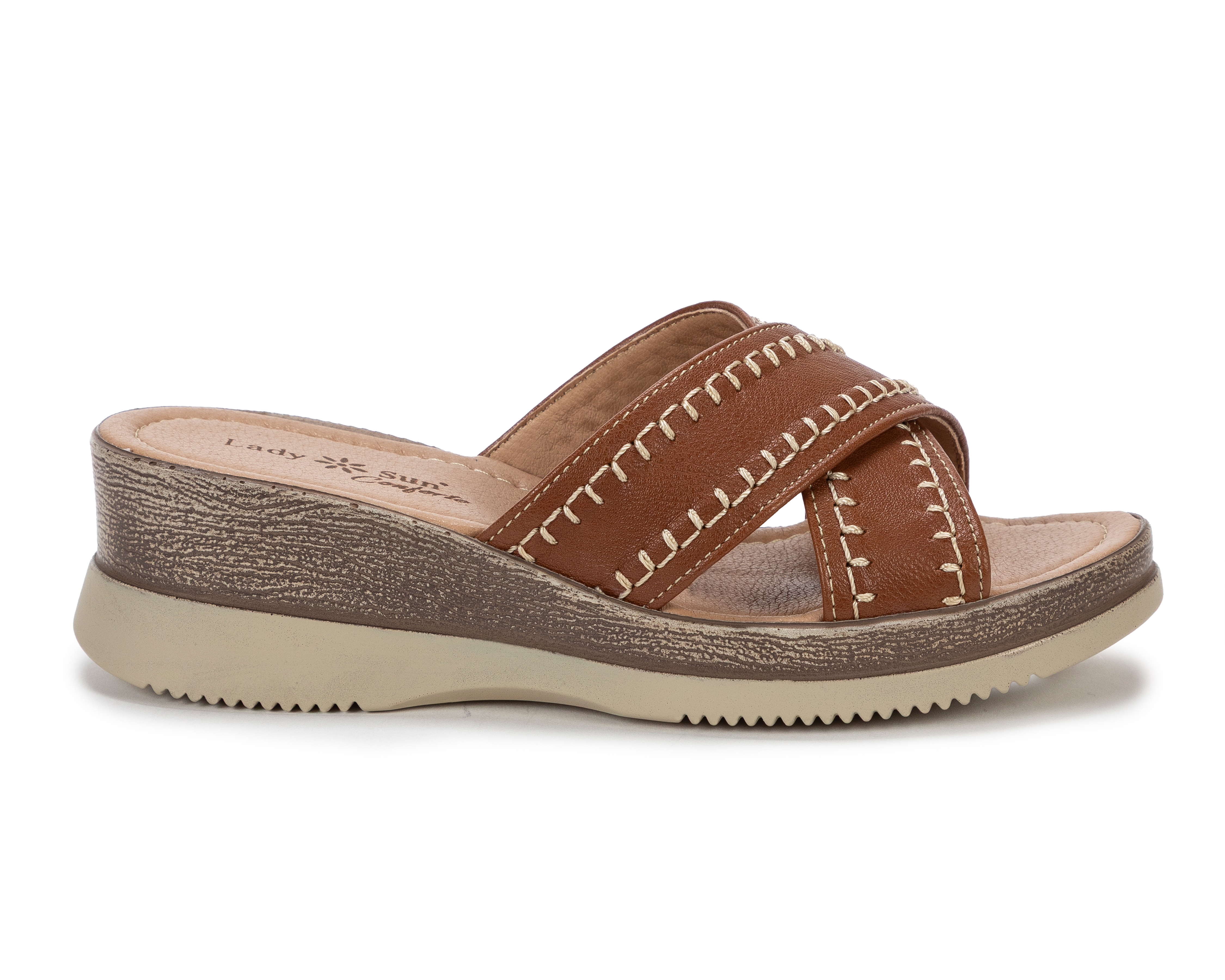 Foto 3 pulgar | Foto 2 | Sandalias Confort Lady Sun Conforto para Mujer