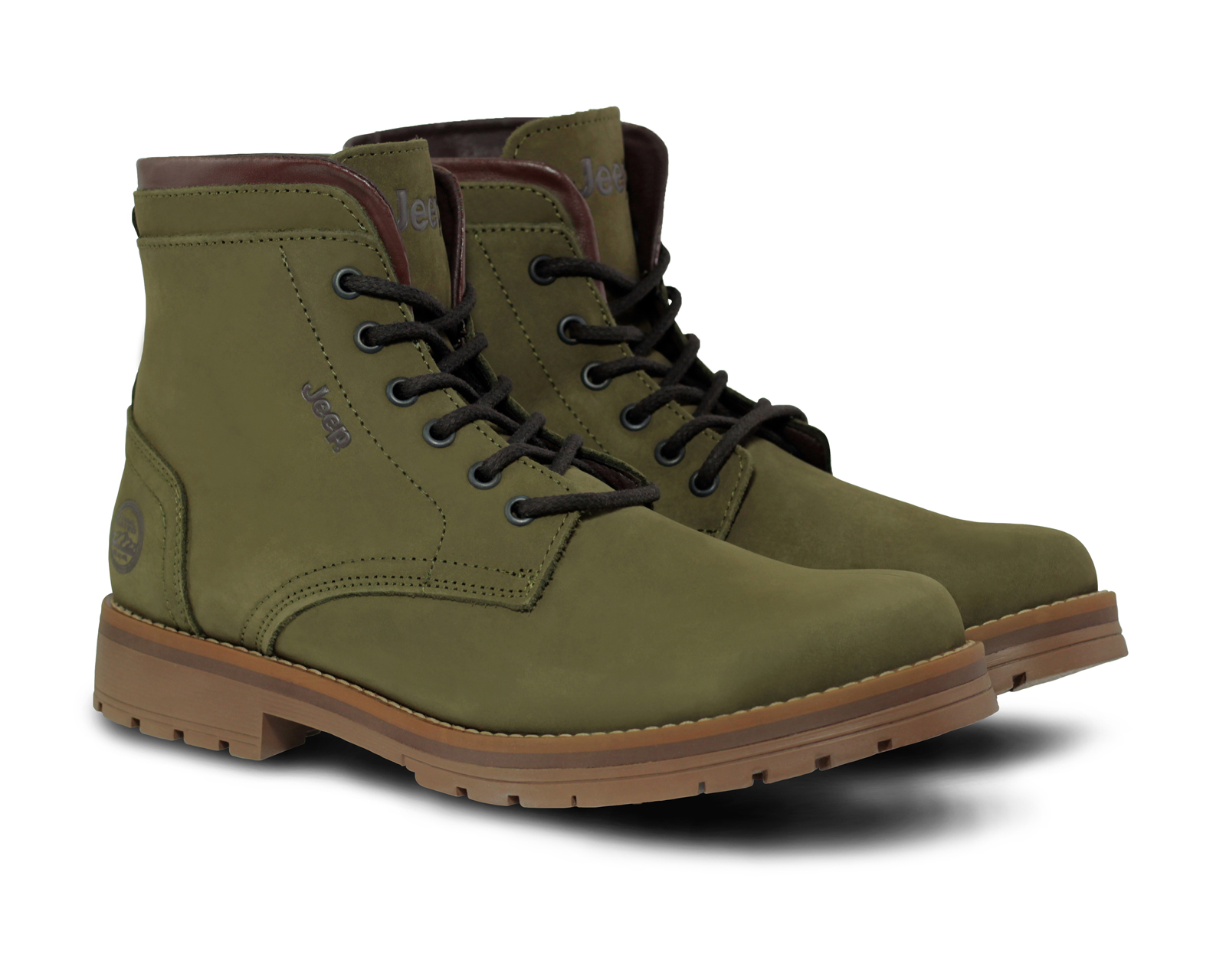 Foto 2 pulgar | Foto 1 | Botas Casuales Jeep de Piel para Hombre