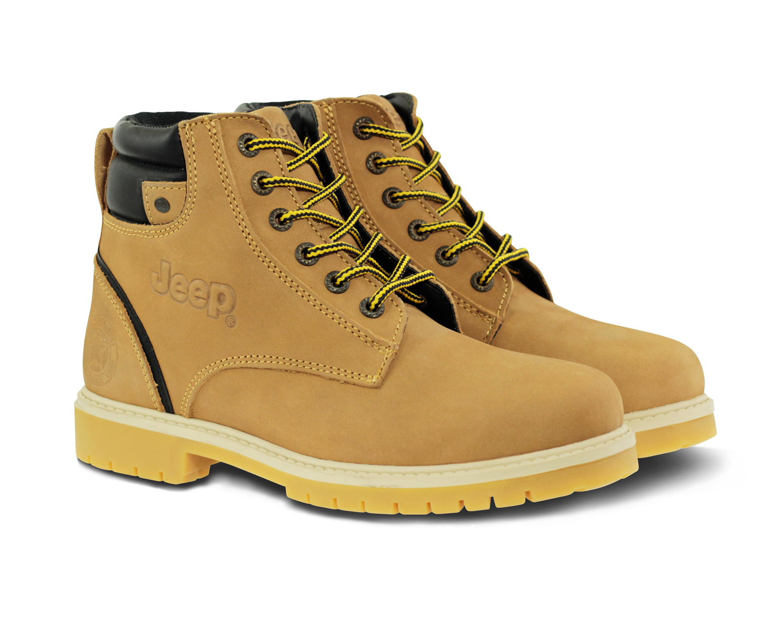 Foto 2 pulgar | Foto 1 | Botas Casuales Jeep de Piel para Hombre