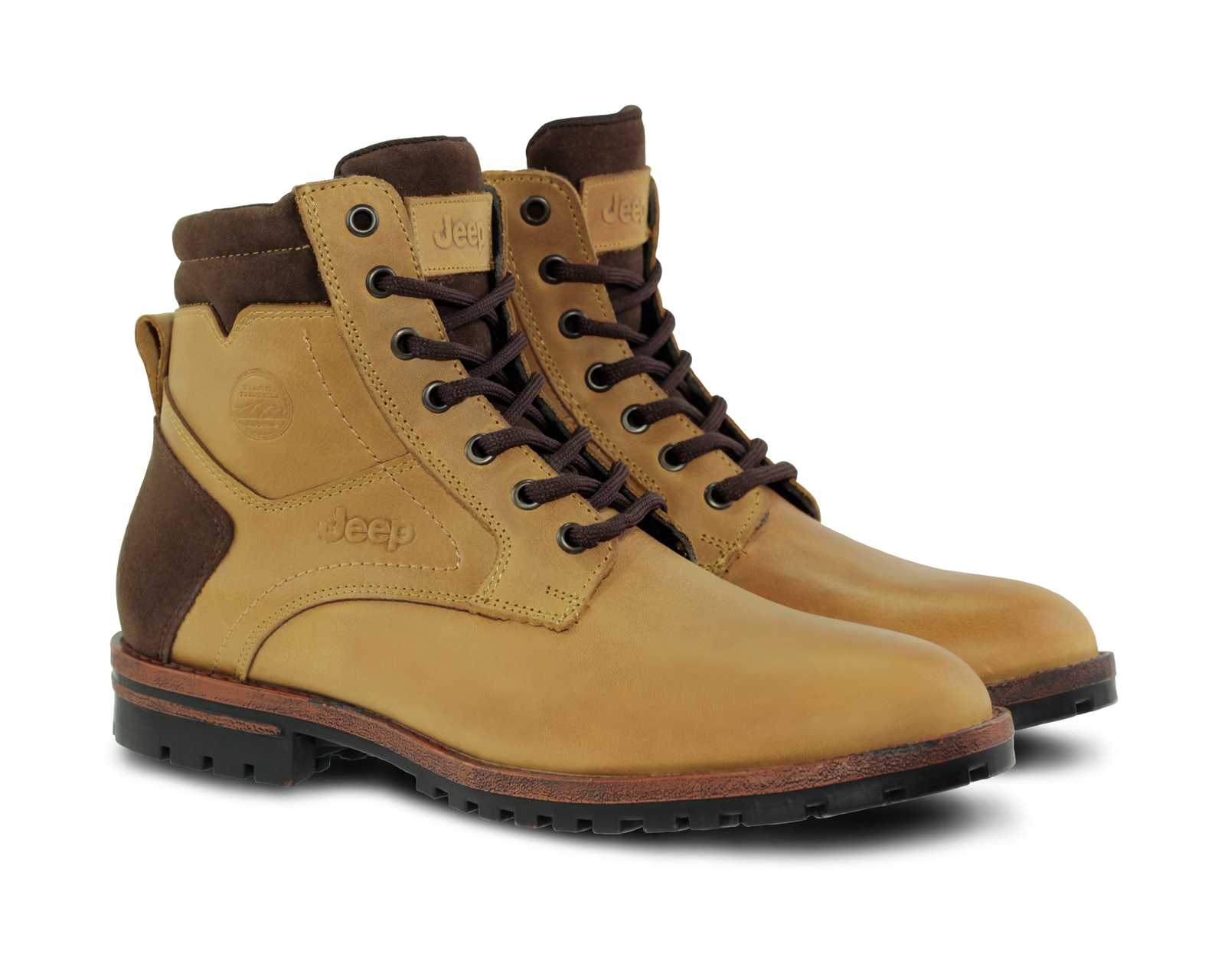 Foto 2 pulgar | Foto 1 | Botas Casuales Jeep de Piel para Hombre