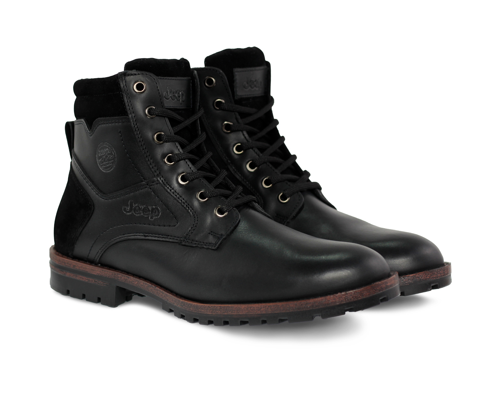 Foto 2 pulgar | Foto 1 | Botas Casuales Jeep de Piel para Hombre
