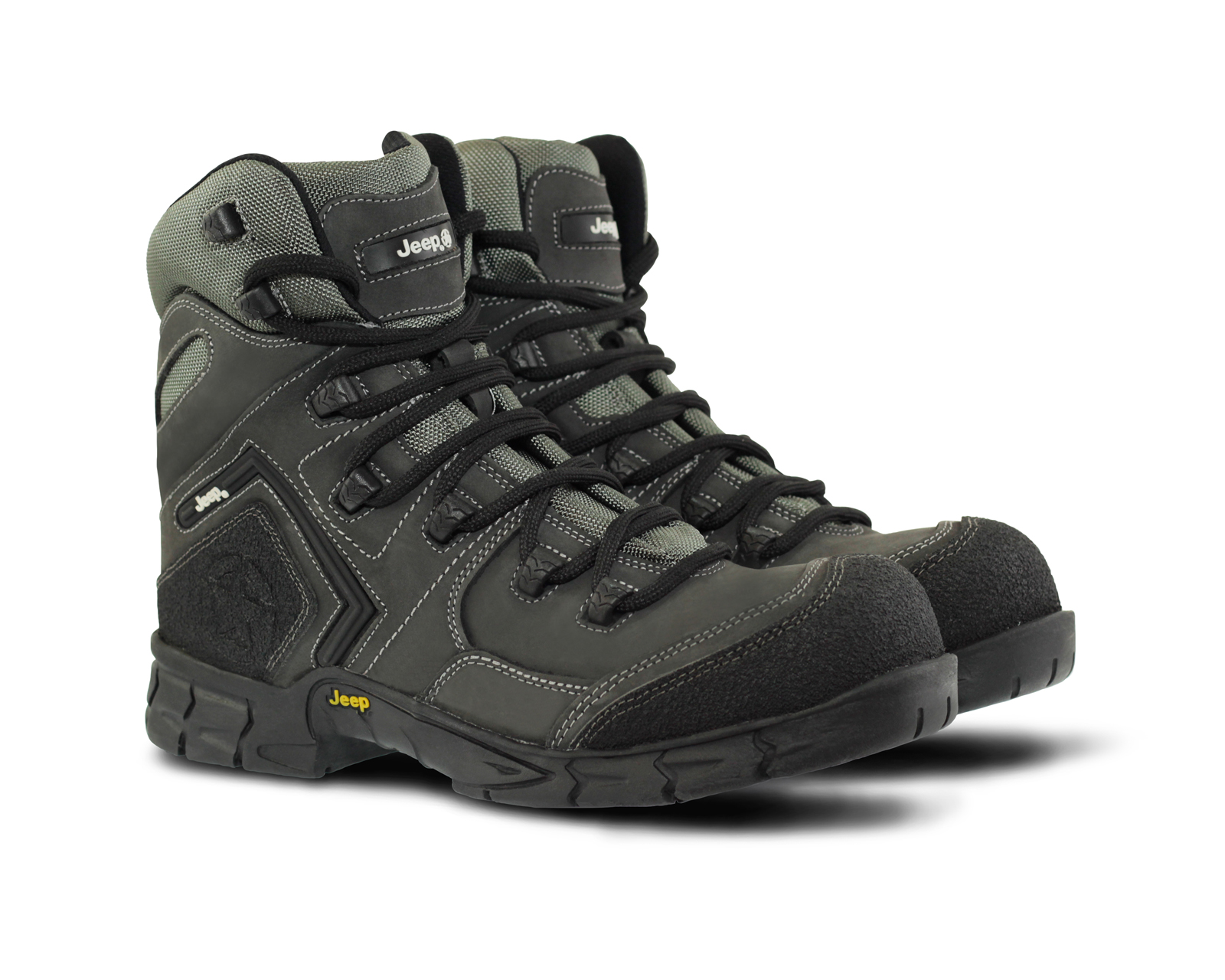 Foto 2 pulgar | Foto 1 | Botas de Trabajo Jeep de Piel para Hombre