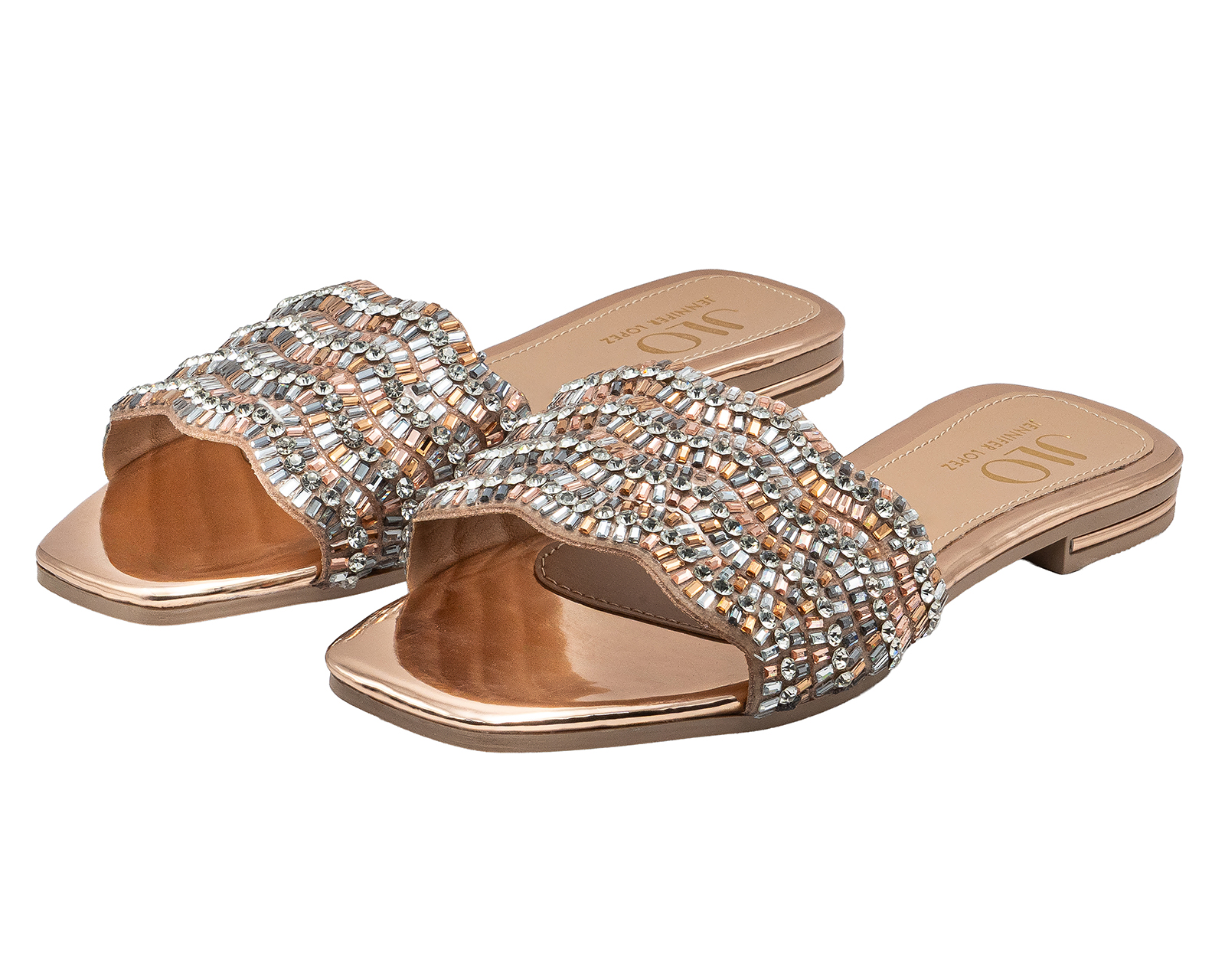 Foto 2 pulgar | Foto 1 | Sandalias Casuales Jennifer Lopez para Mujer