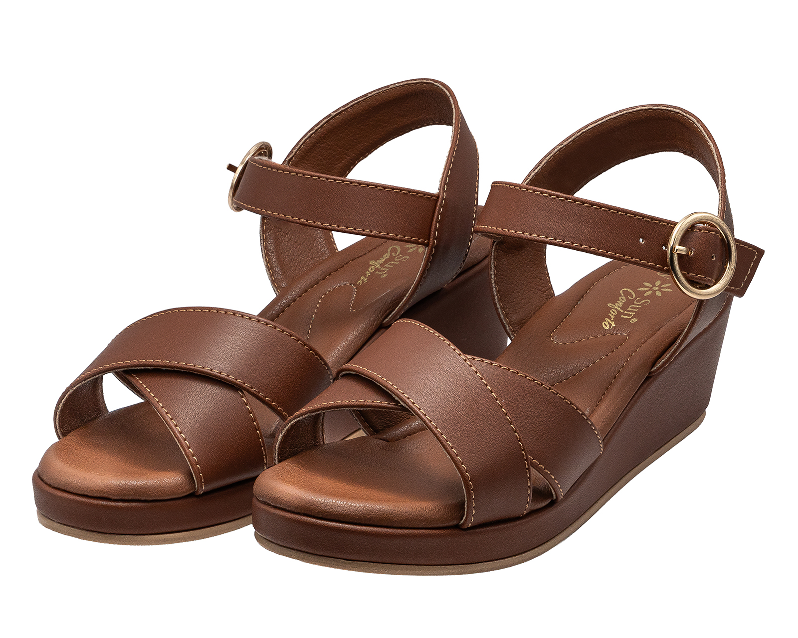 Foto 2 pulgar | Foto 1 | Sandalias Confort Lady Sun Conforto para Mujer